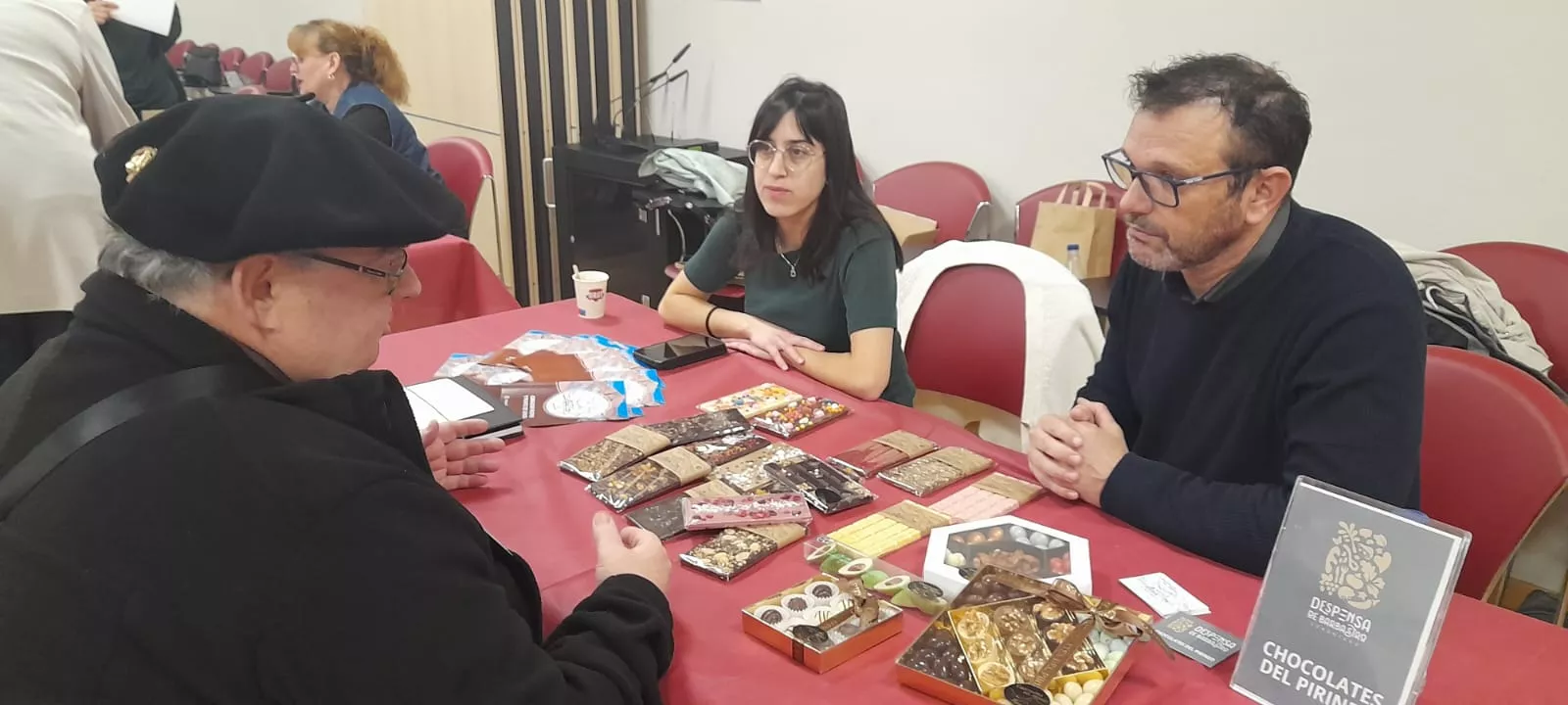 Chocolates del Pirineo ante distribuidores franceses