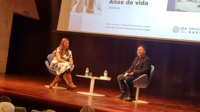 Marta Borraz y Óscar Sipán. Foto Myriam Martínez