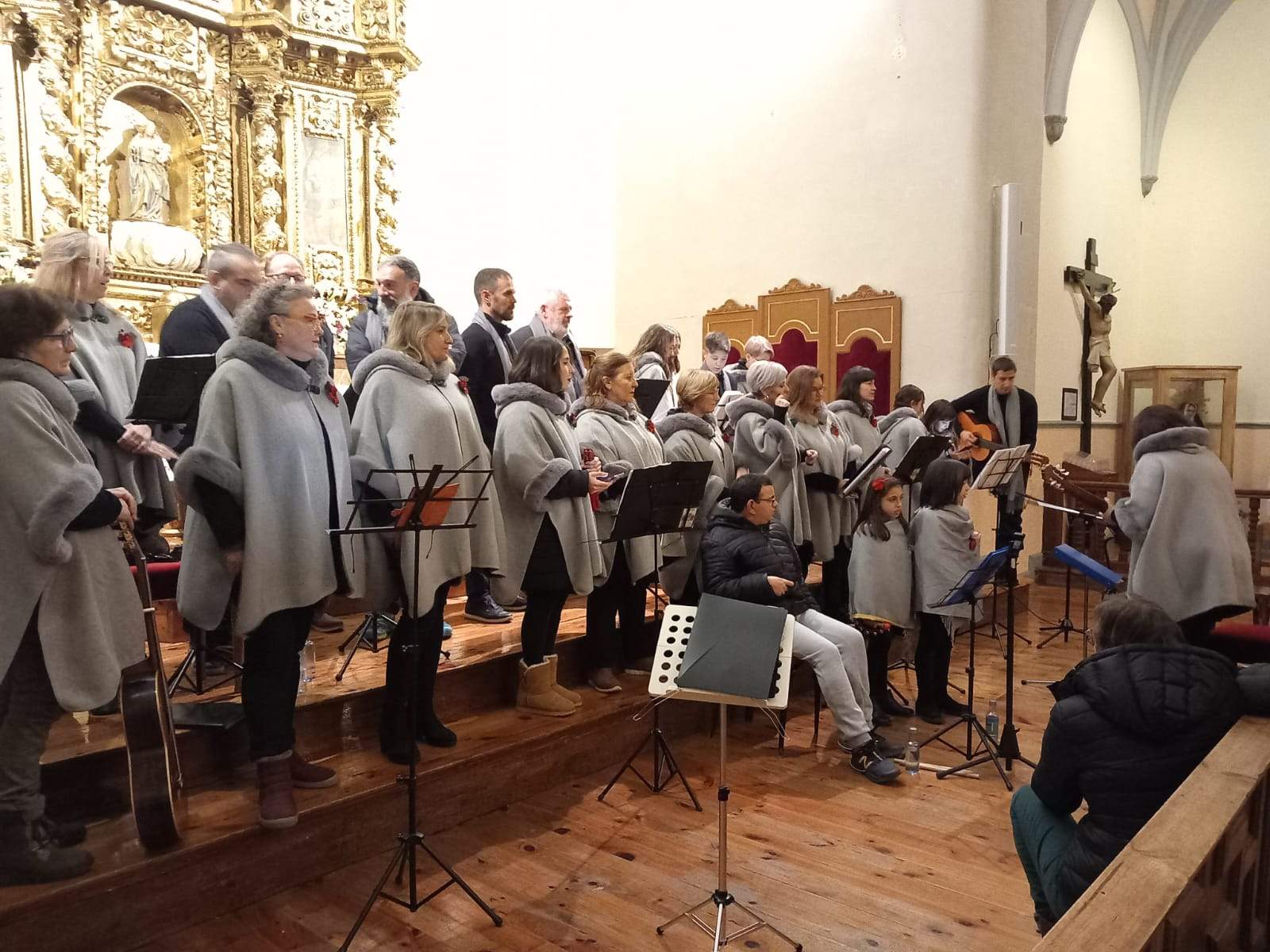 Coro A'Buxeta en su concierto de villancicos Coro A'Buxeta en su concierto de villancicos