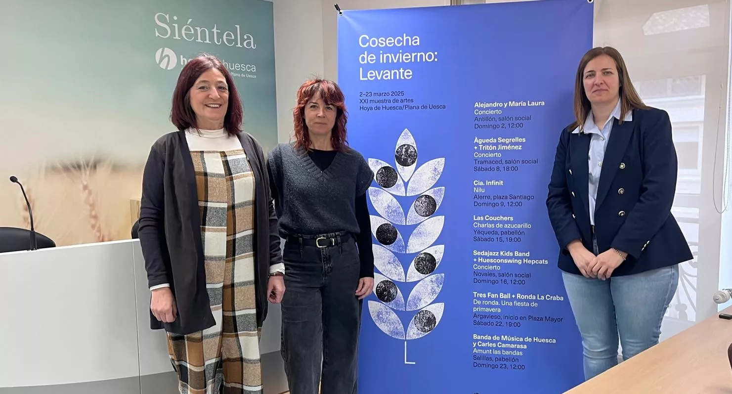 Susana Magán, Merche Albero y Mónica Soler en la presentación de Cosecha de Invierno. Foto Mercedes Manterola