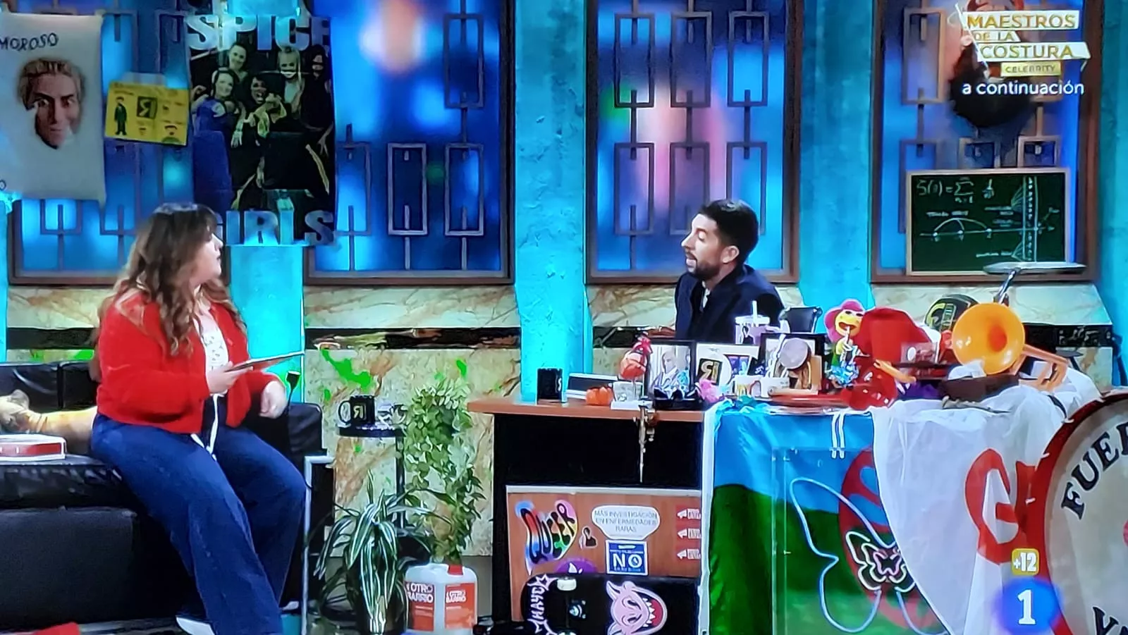 Lalachús y David Broncano el 20 de febrero hablando del Árbol Europeo del Año que sí ha ganado España