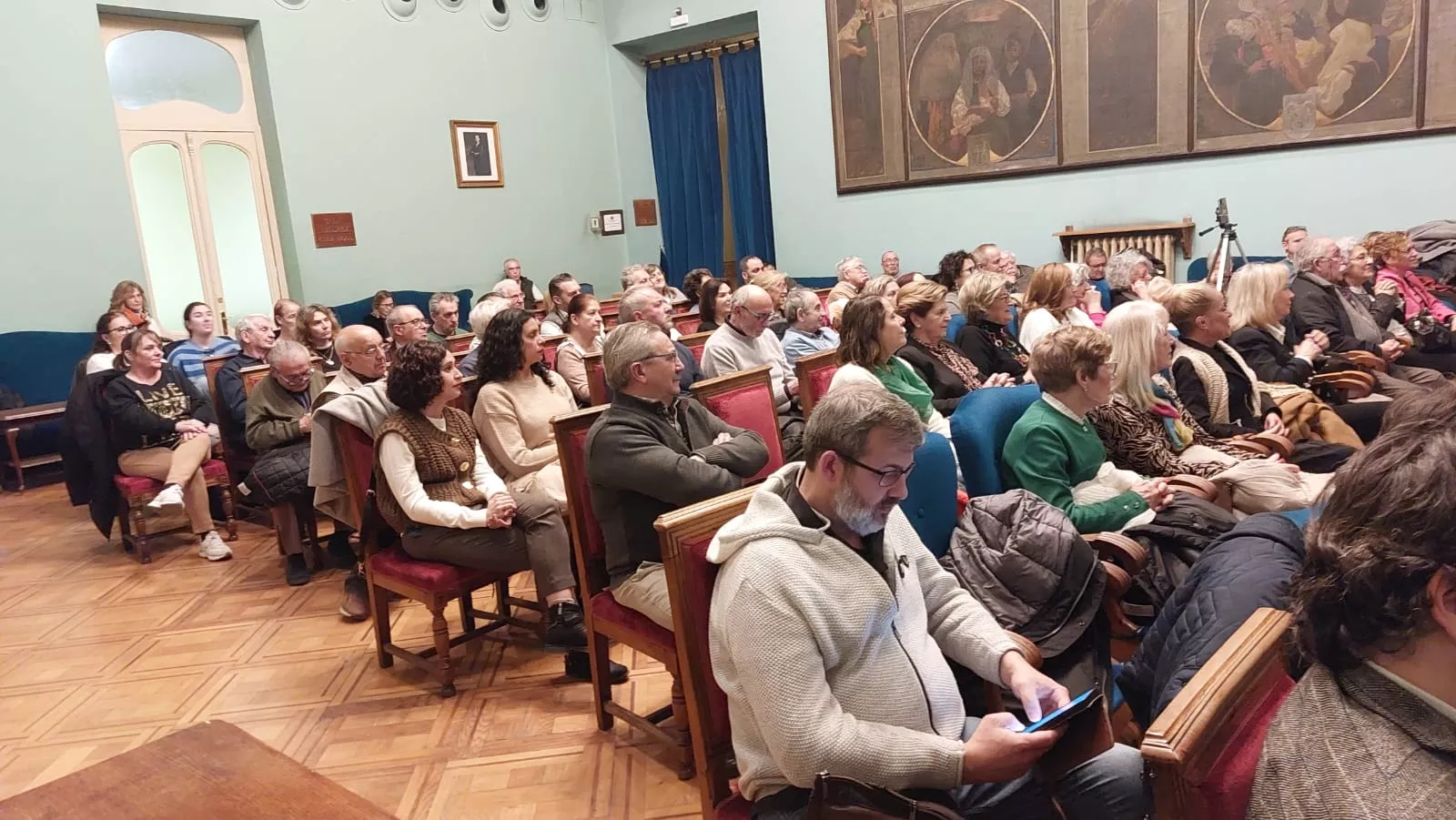 San Lorenzo: de Huesca a Roma para el mundo en el Salón Azul del Casino