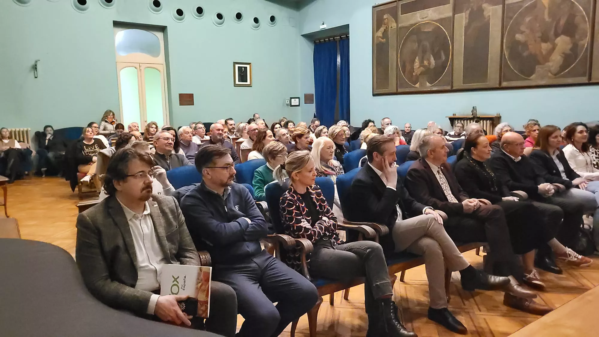 San Lorenzo: de Huesca a Roma para el mundo en el Salón Azul del Casino