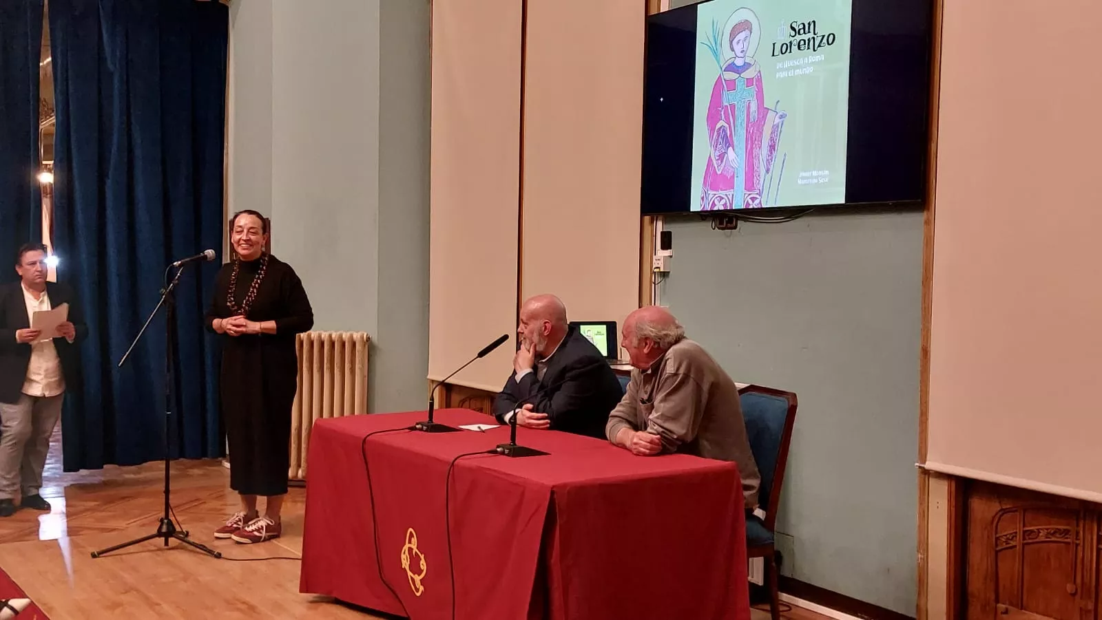 San Lorenzo: de Huesca a Roma para el mundo en el Salón Azul del Casino