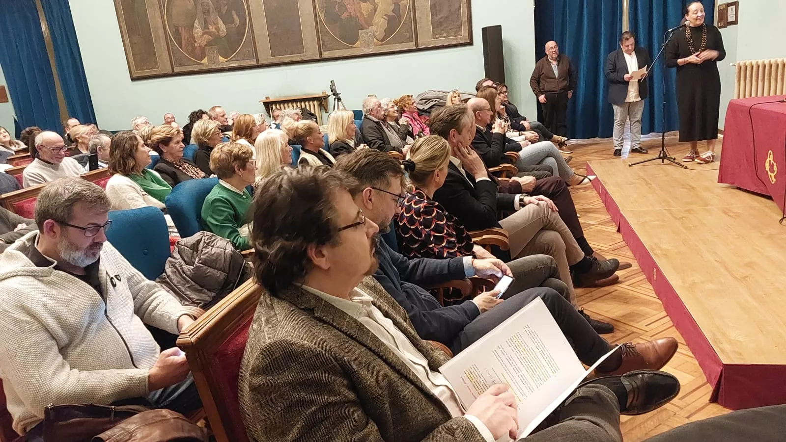 San Lorenzo: de Huesca a Roma para el mundo en el Salón Azul del Casino