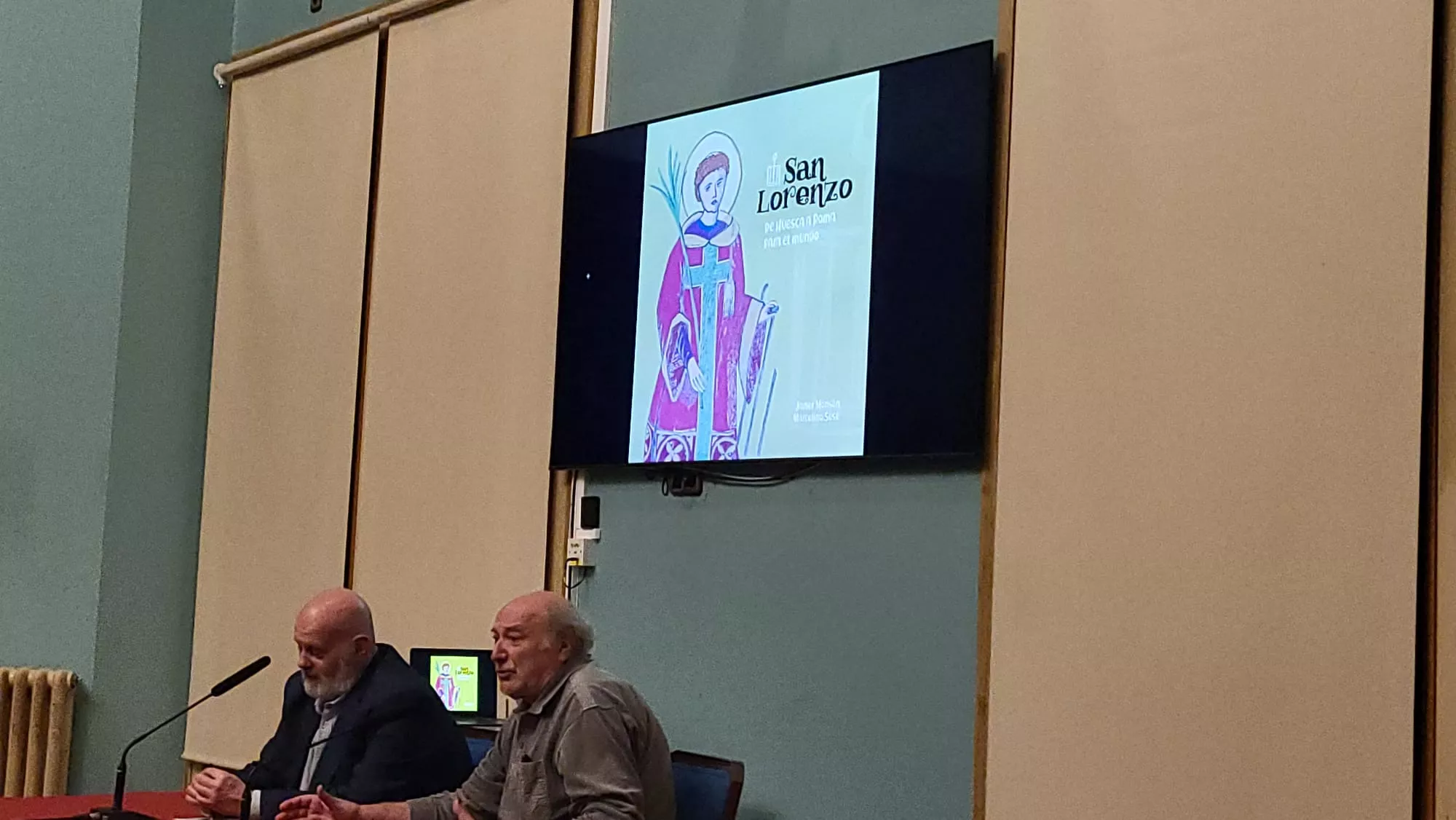 San Lorenzo: de Huesca a Roma para el mundo en el Salón Azul del Casino