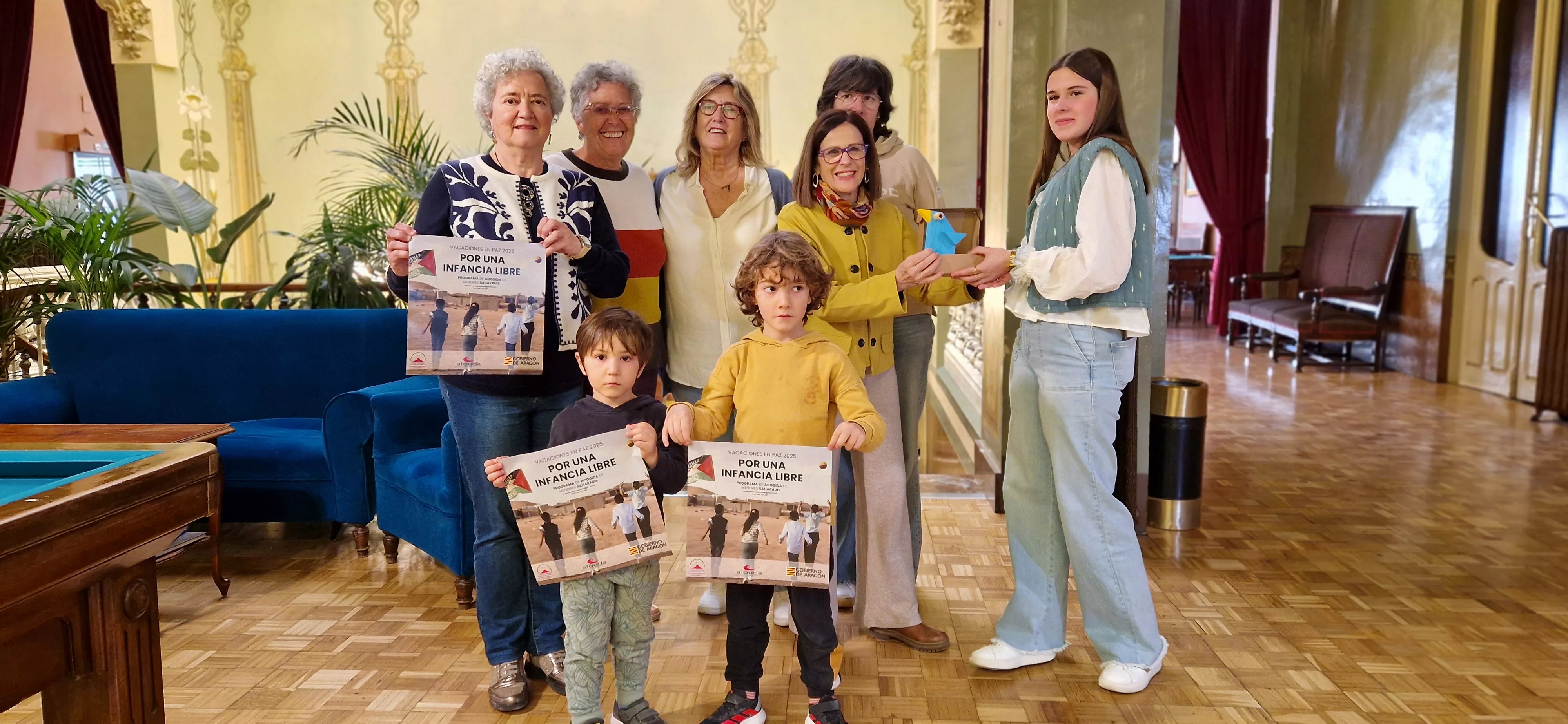 La Asociación Alouda presenta una nueva edición del programa Vacaciones en paz 2025. Foto Myriam Martínez