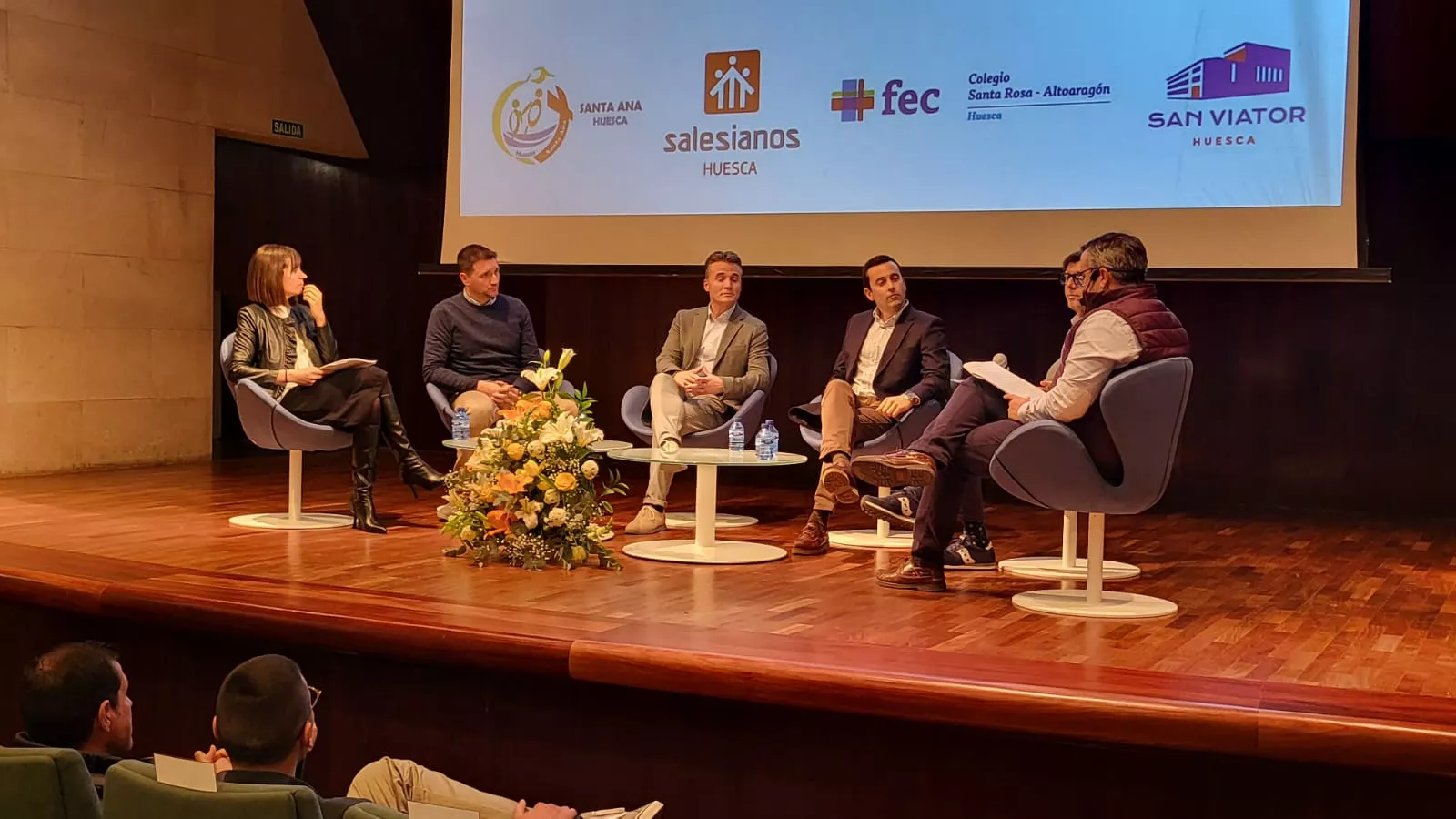 Presentación de la campaña conjunta de los cuatro colegios concertados de Huesca