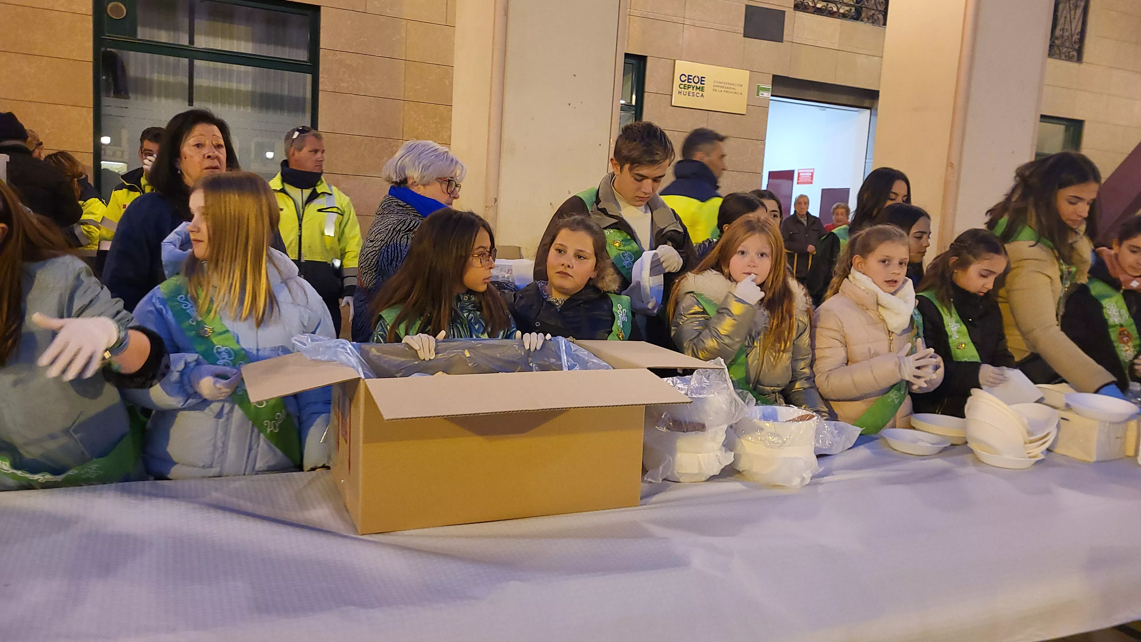 Celebración en Huesca del Jueves Lardero 2025. Foto Mercedes Manterola