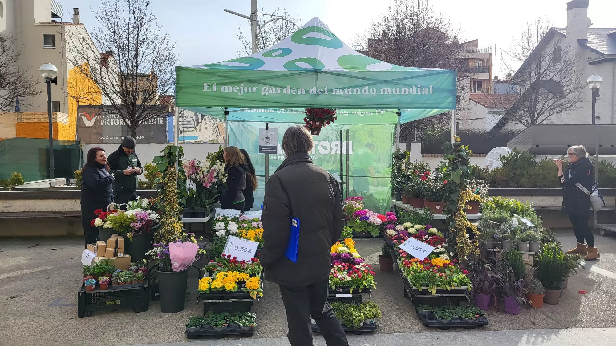Mercado Agroecológico en la Plaza de San Antonio de Huesca