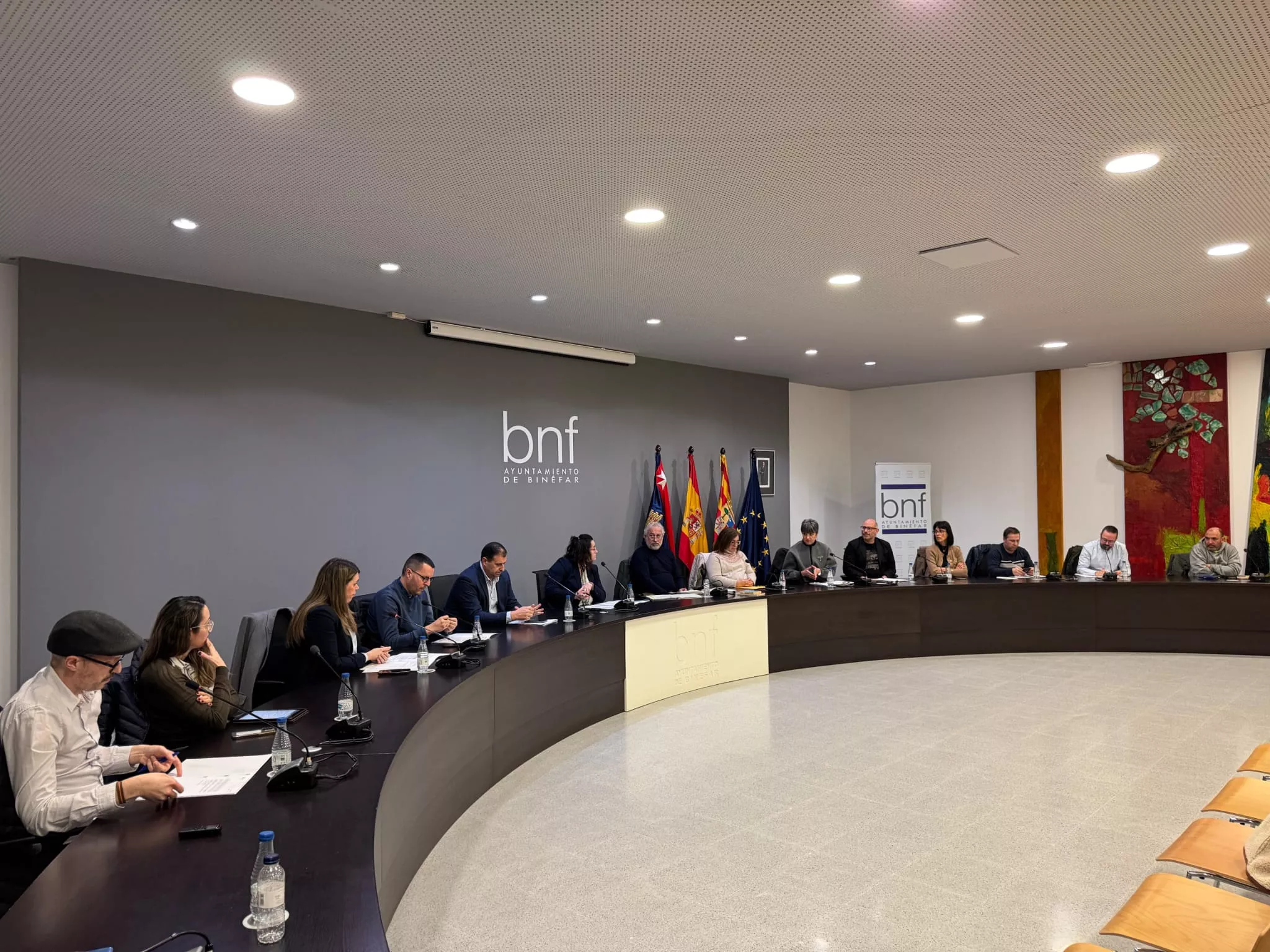Pleno del Ayuntamiento de Binéfar