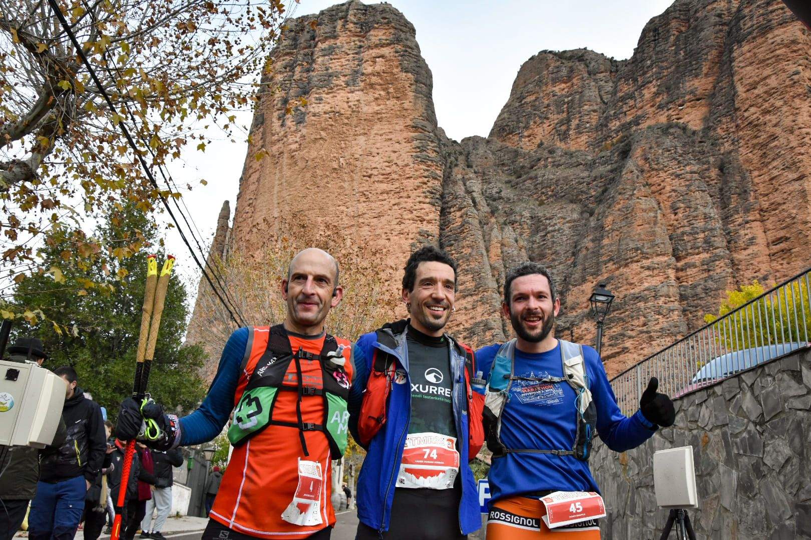 Podio de la 35K masculina. Foto Alberto Susín