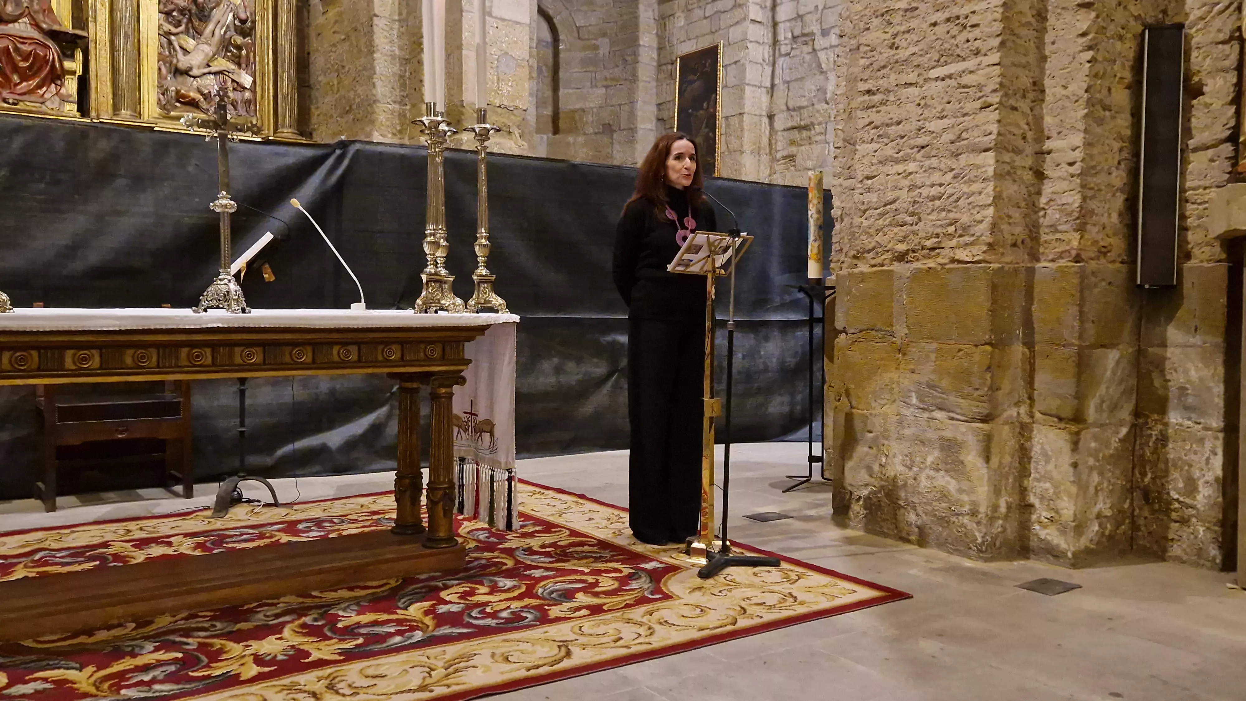 Encuentro de Coros de Huesca, Zaragoza y Las Palmas en San Pedro el Viejo. Foto Myriam Martínez