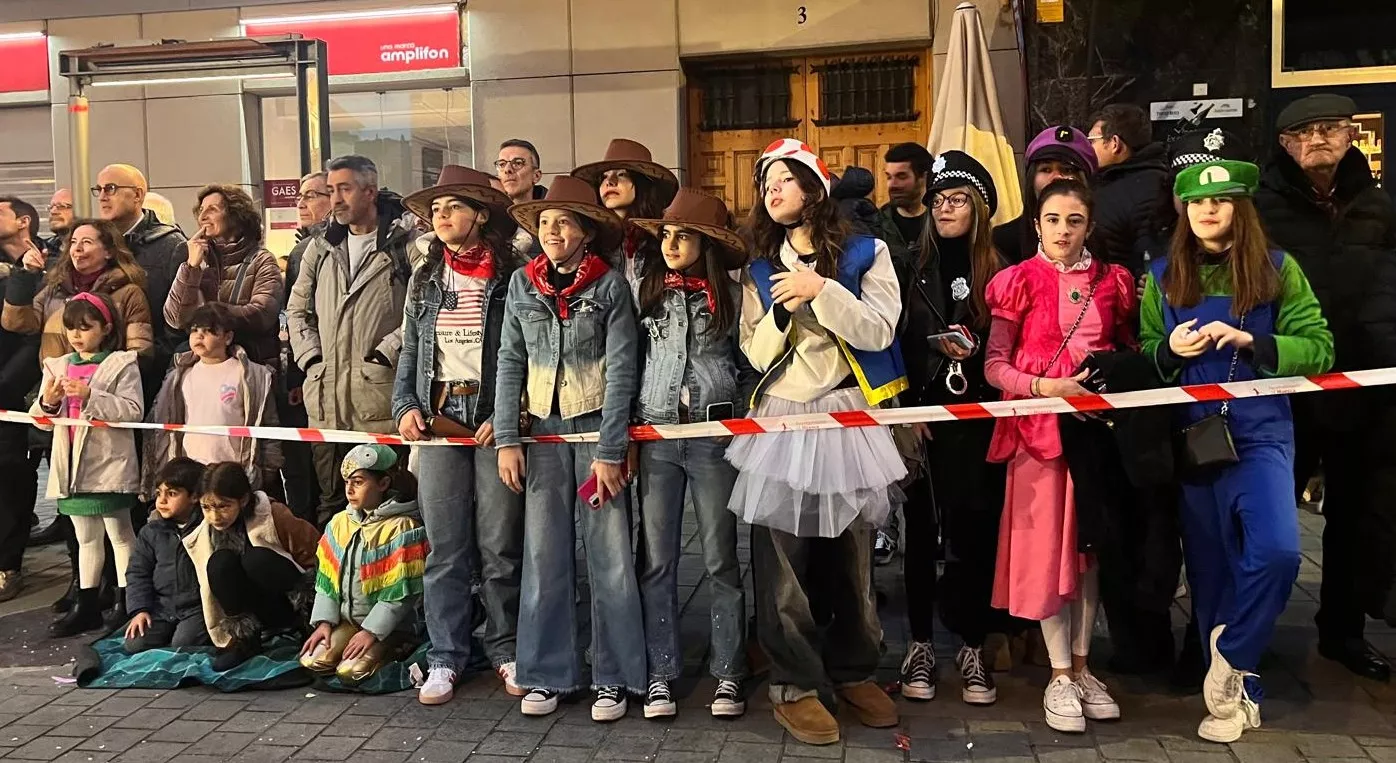 Cabalgata de carnaval 2025 en Huesca. Foto Mercedes Manterola