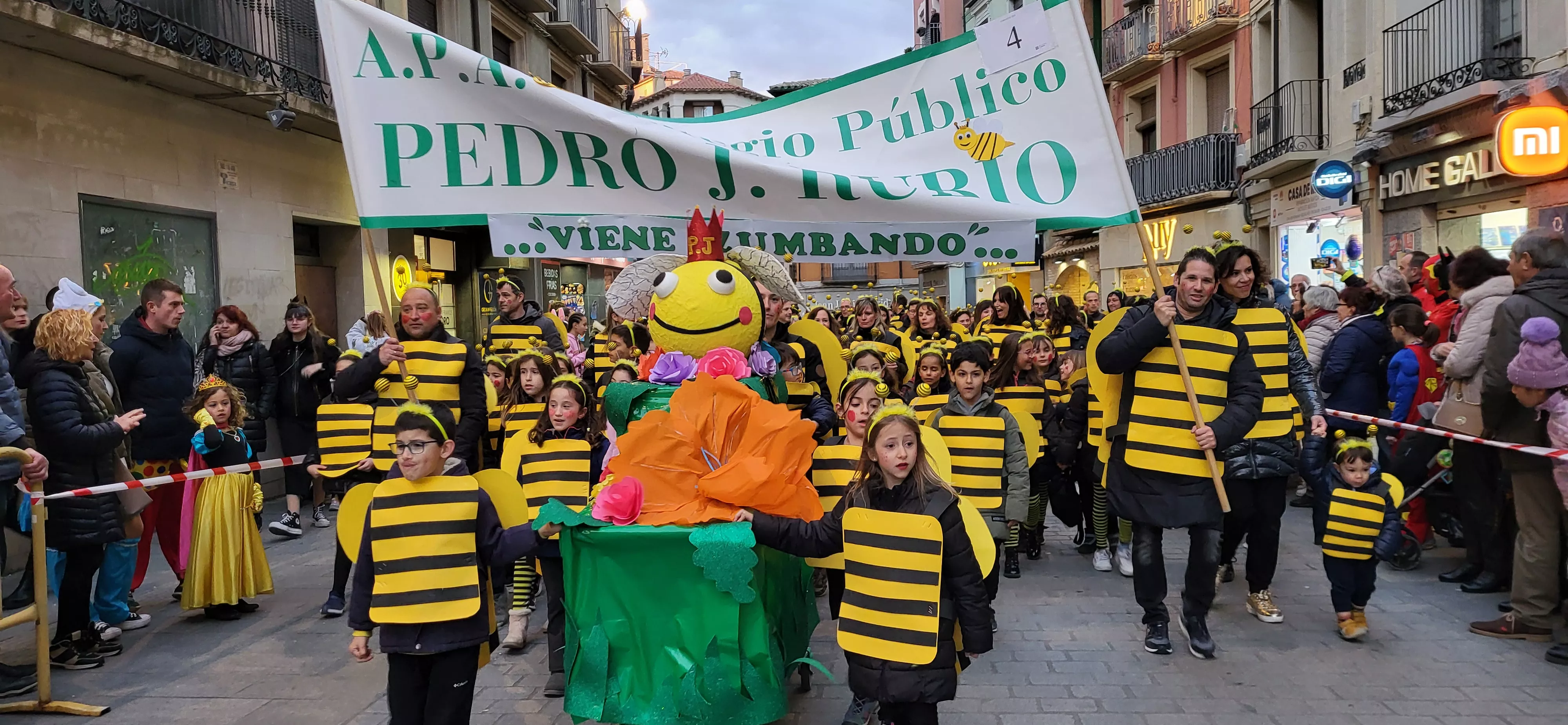 Cabalgata de carnaval 2025 en Huesca. Foto Mercedes Manterola