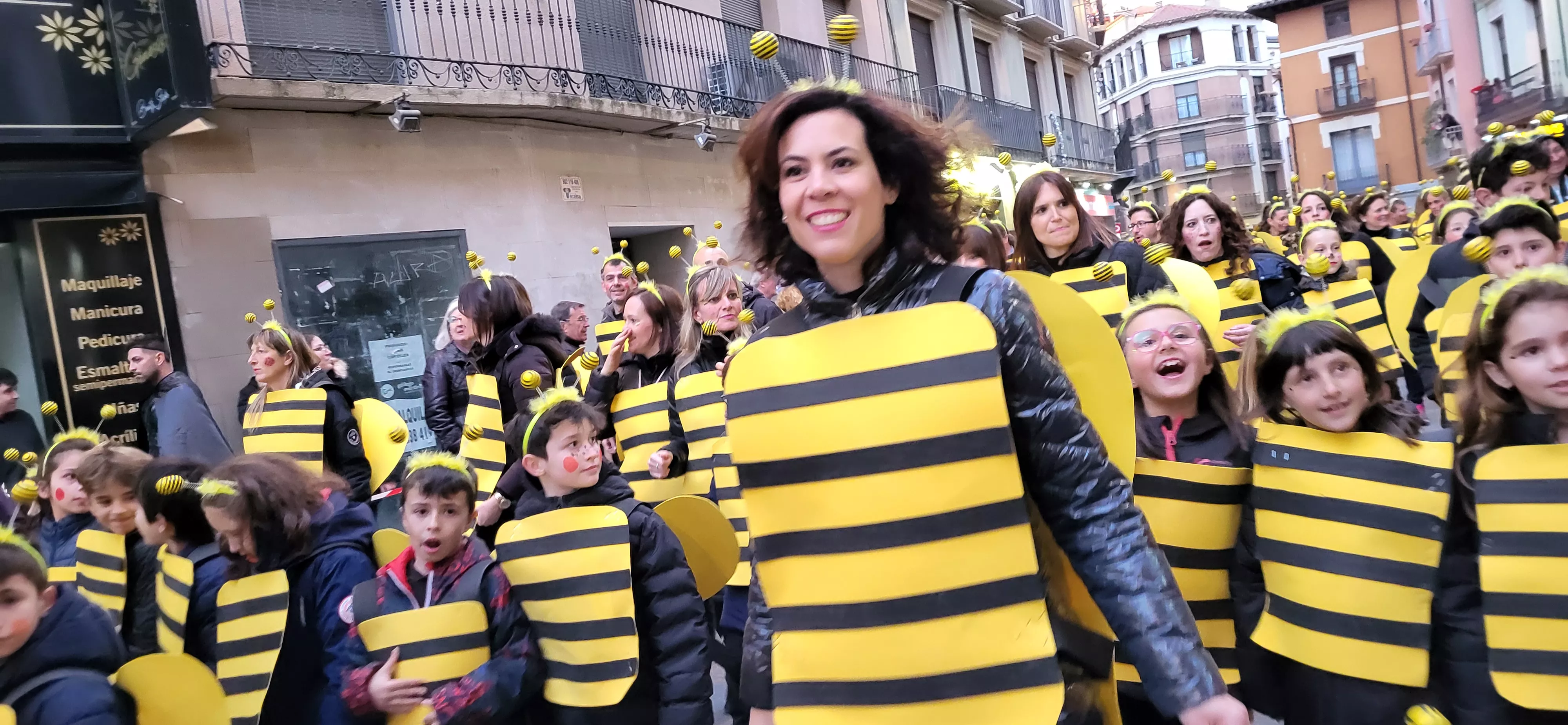 Cabalgata de carnaval 2025 en Huesca. Foto Mercedes Manterola