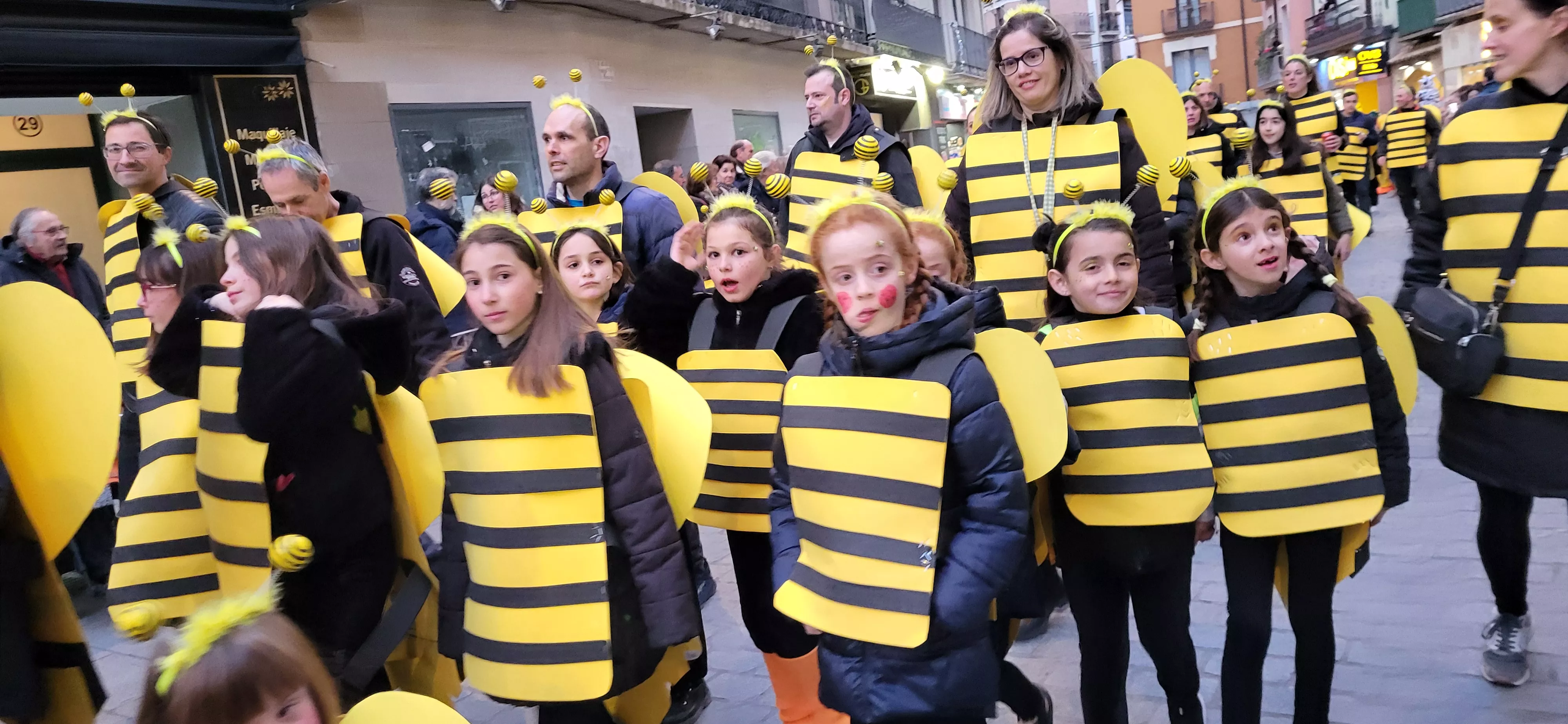 Cabalgata de carnaval 2025 en Huesca. Foto Mercedes Manterola