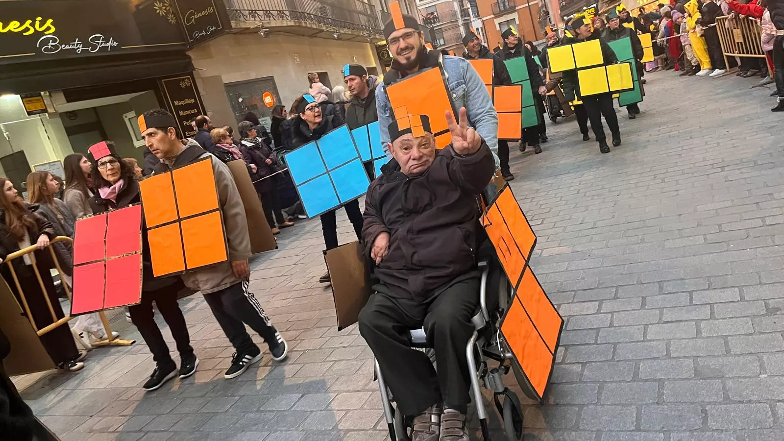 Cabalgata de carnaval 2025 en Huesca. Foto Mercedes Manterola