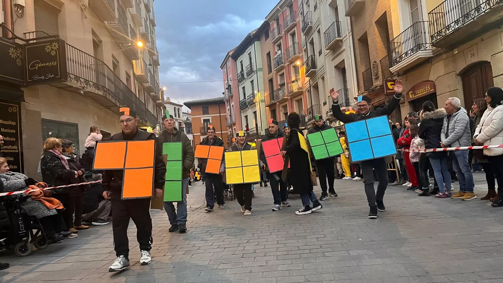 Cabalgata de carnaval 2025 en Huesca. Foto Mercedes Manterola