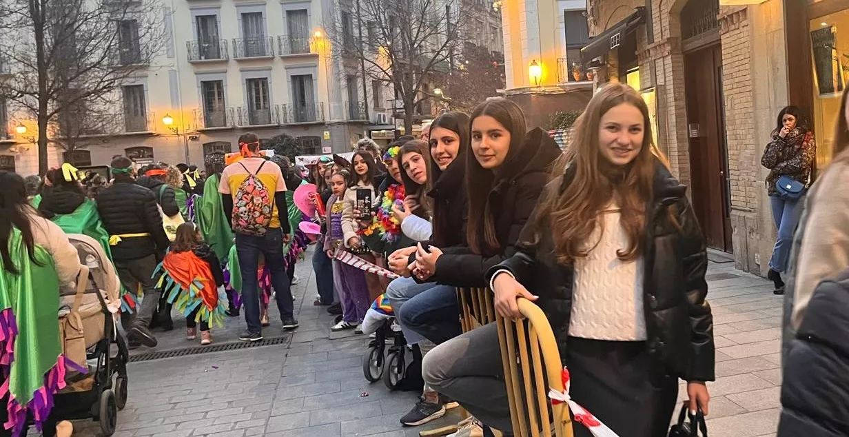 Cabalgata de carnaval 2025 en Huesca. Foto Mercedes Manterola