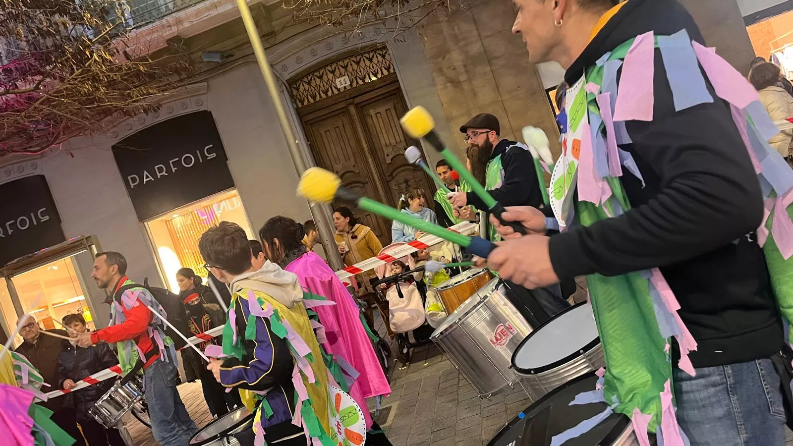 Cabalgata de carnaval 2025 en Huesca. Foto Mercedes Manterola