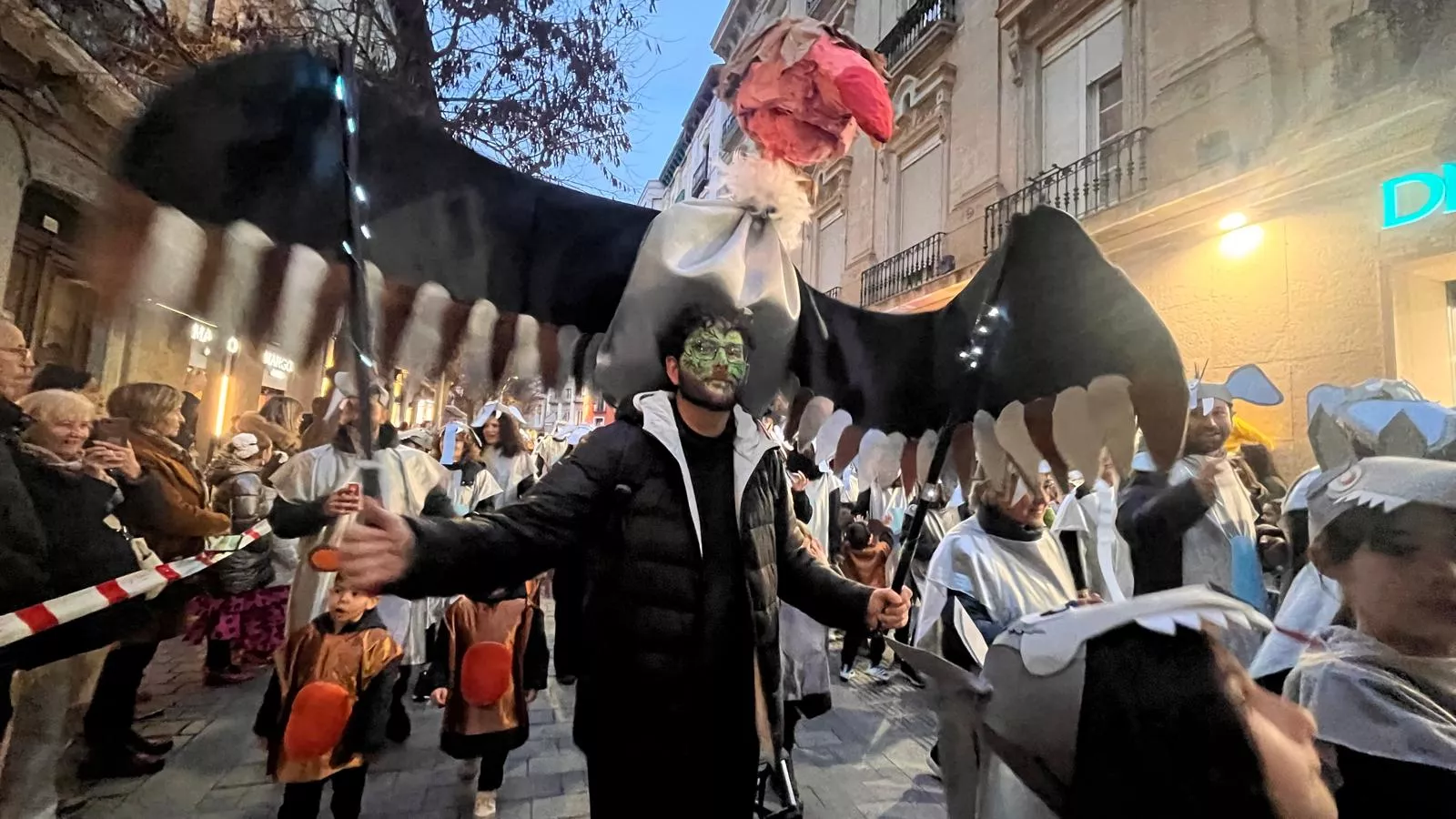 Cabalgata de carnaval 2025 en Huesca. Foto Mercedes Manterola