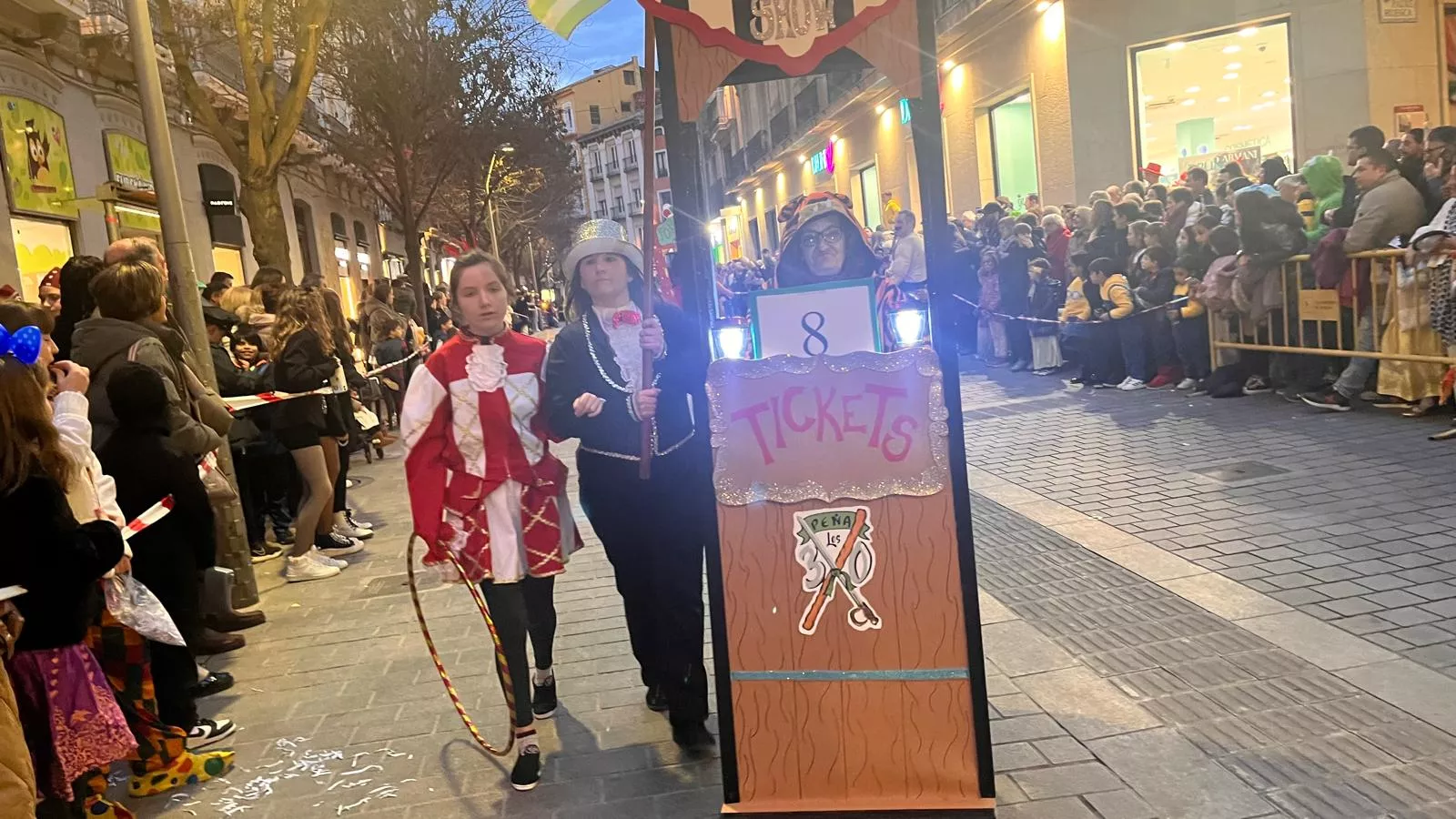 Cabalgata de carnaval 2025 en Huesca. Foto Mercedes Manterola