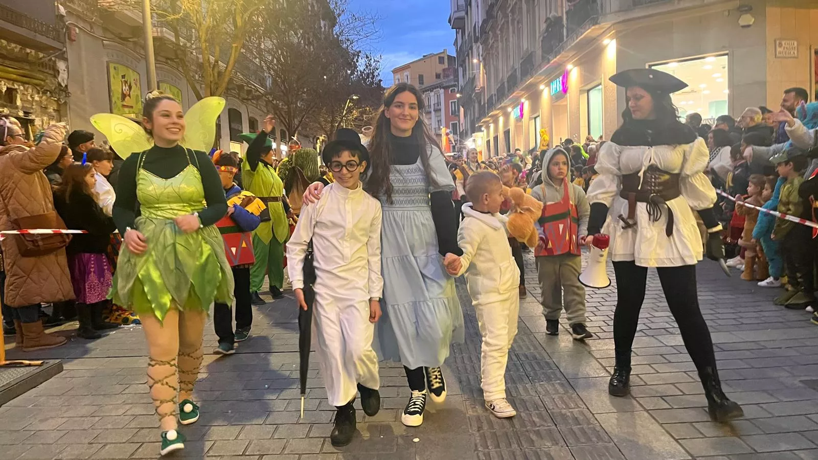 Cabalgata de carnaval 2025 en Huesca. Foto Mercedes Manterola