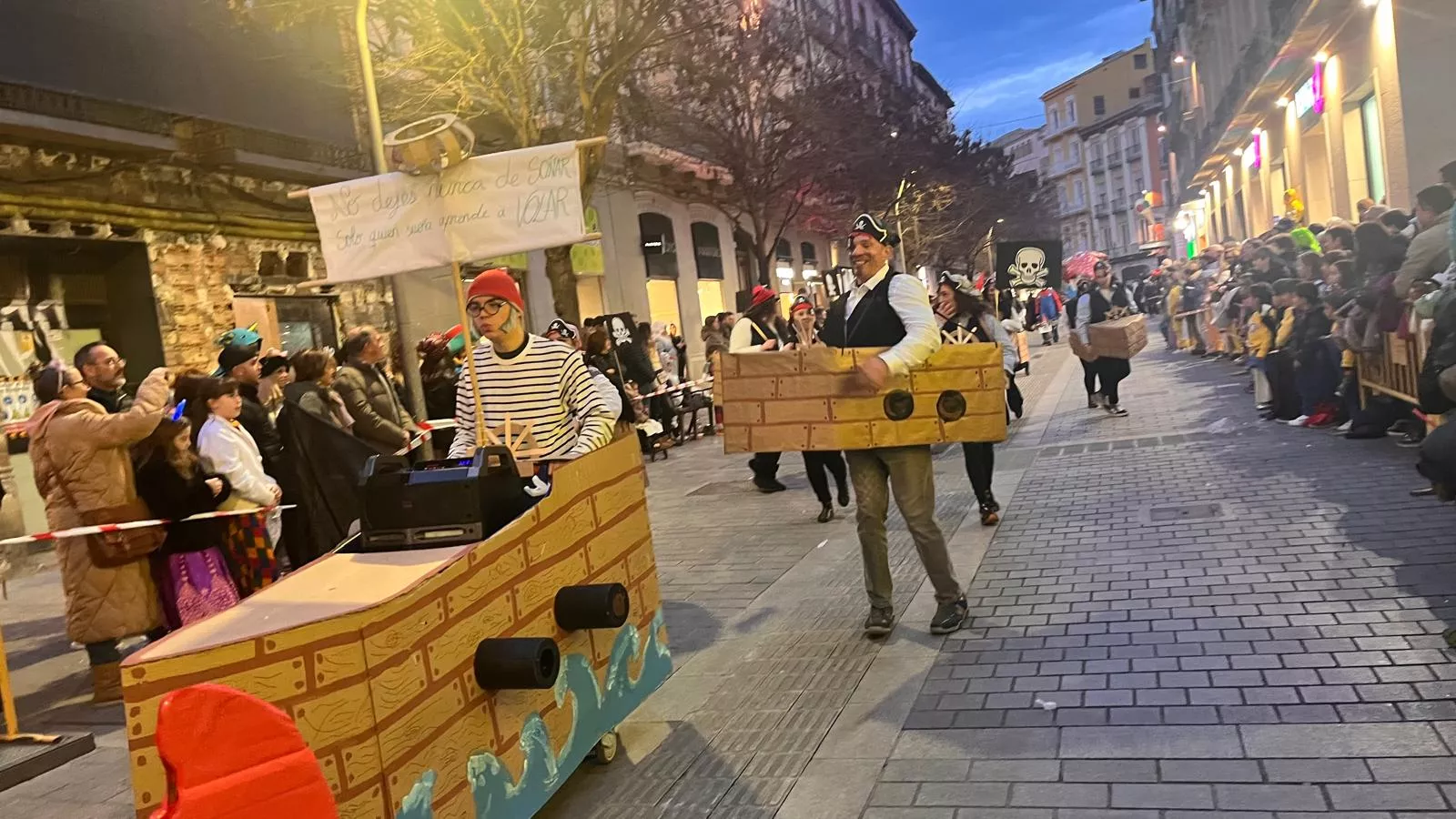 Cabalgata de carnaval 2025 en Huesca. Foto Mercedes Manterola