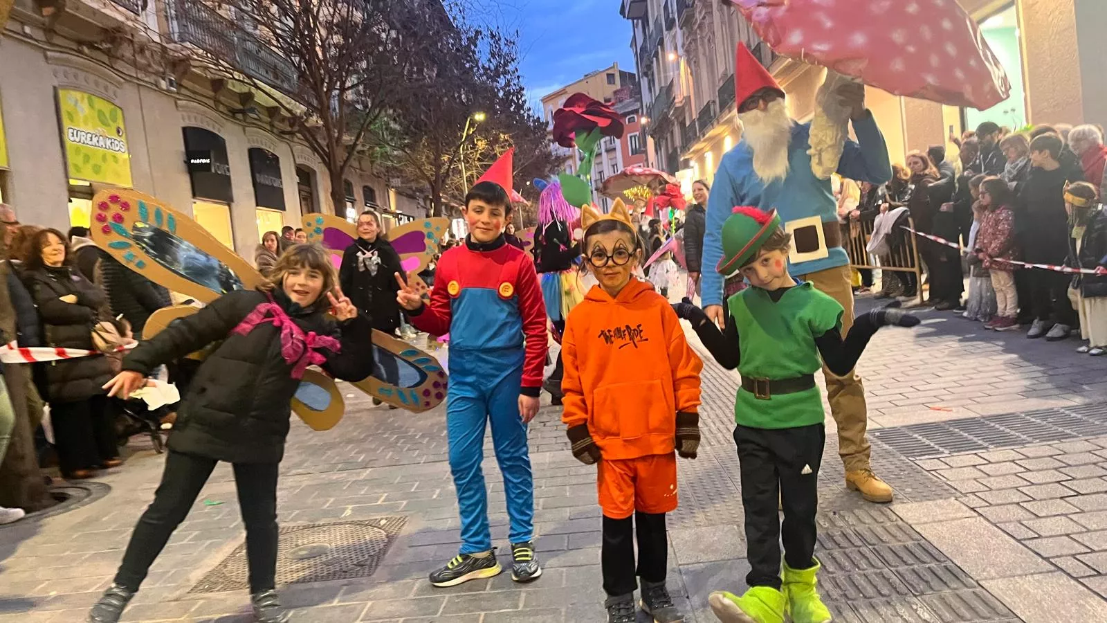 Cabalgata de carnaval 2025 en Huesca. Foto Mercedes Manterola