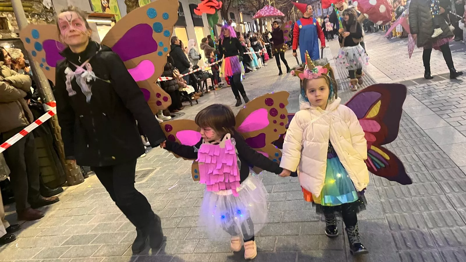 Cabalgata de carnaval 2025 en Huesca. Foto Mercedes Manterola