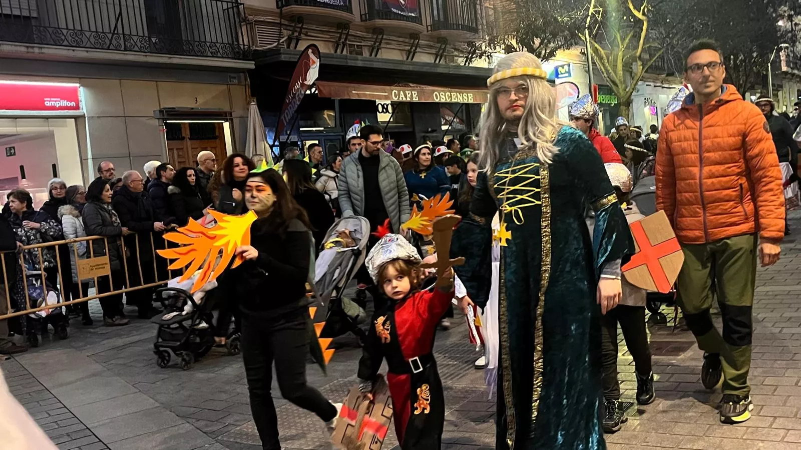 Cabalgata de carnaval 2025 en Huesca. Foto Mercedes Manterola