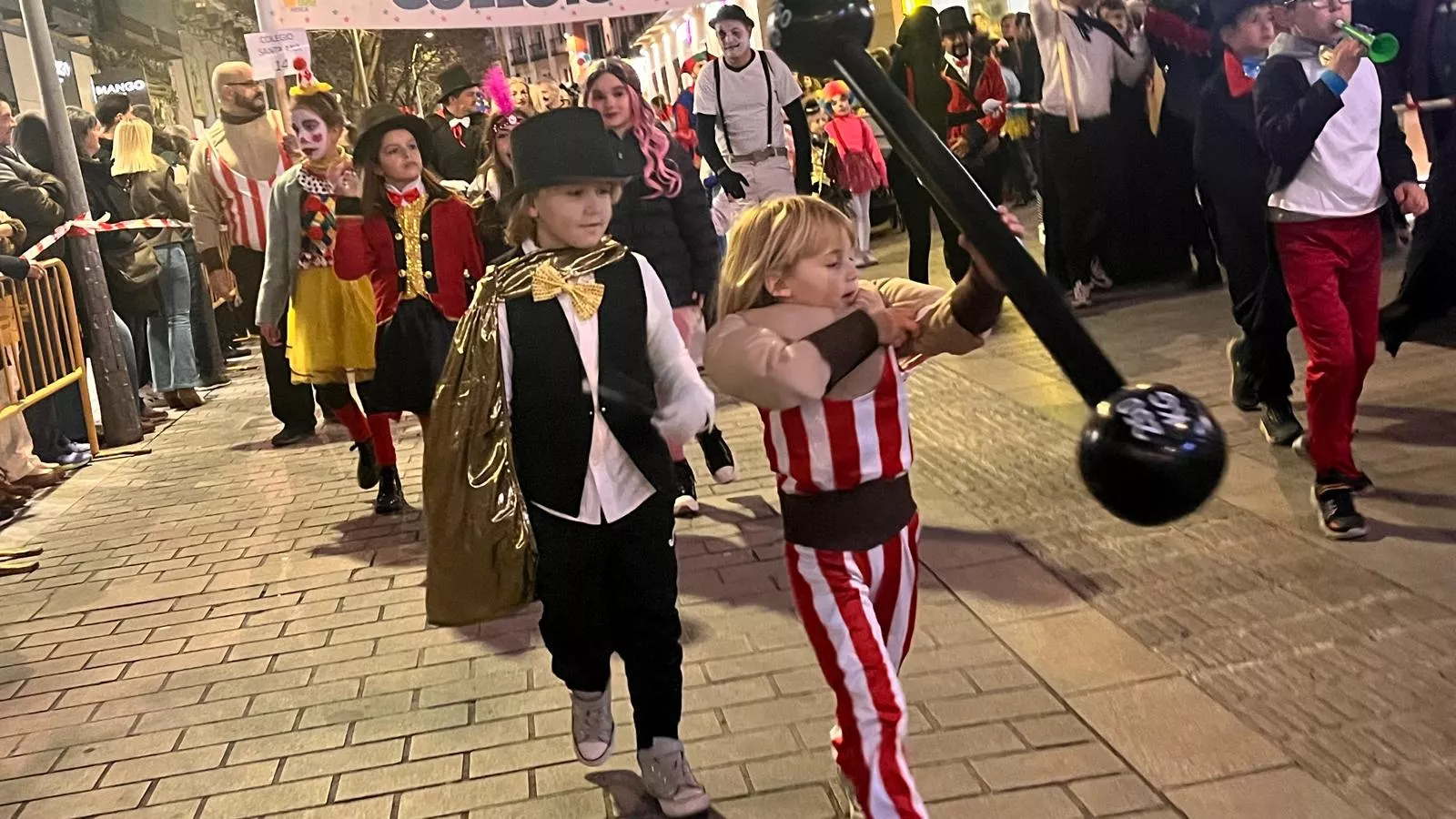 Cabalgata de carnaval 2025 en Huesca. Foto Mercedes Manterola