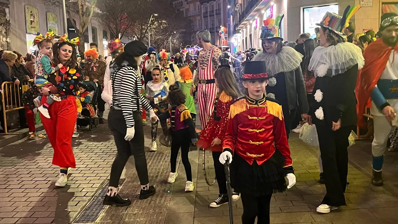 Cabalgata de carnaval 2025 en Huesca. Foto Mercedes Manterola