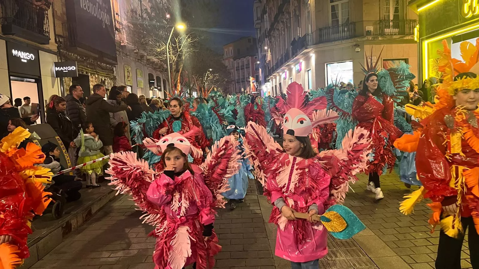 Cabalgata de carnaval 2025 en Huesca. Foto Mercedes Manterola
