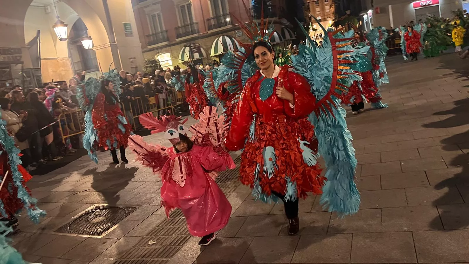 Cabalgata de carnaval 2025 en Huesca. Foto Mercedes Manterola