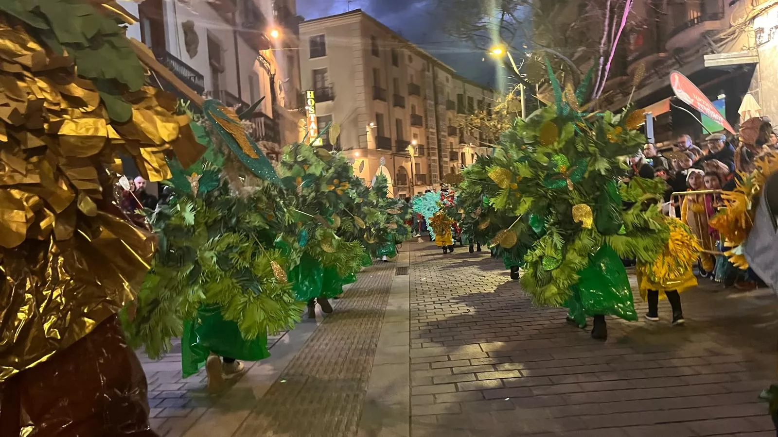 Cabalgata de carnaval 2025 en Huesca. Foto Mercedes Manterola
