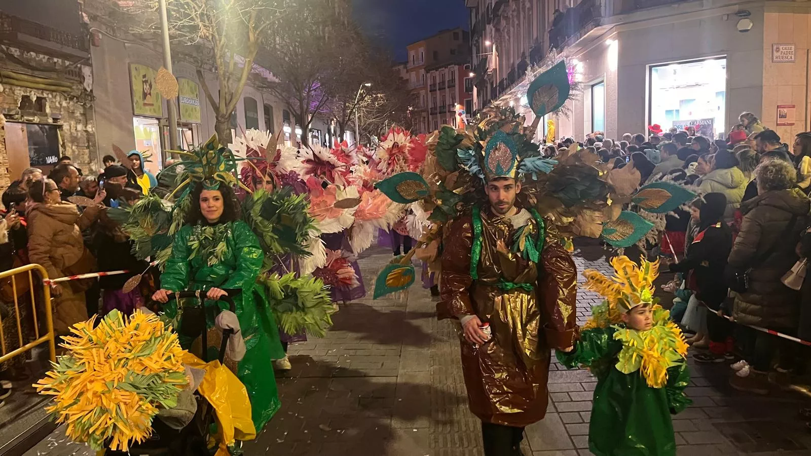 Cabalgata de carnaval 2025 en Huesca. Foto Mercedes Manterola
