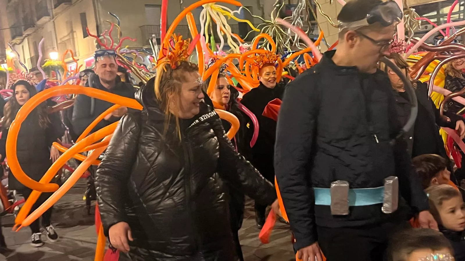 Cabalgata de carnaval 2025 en Huesca. Foto Mercedes Manterola