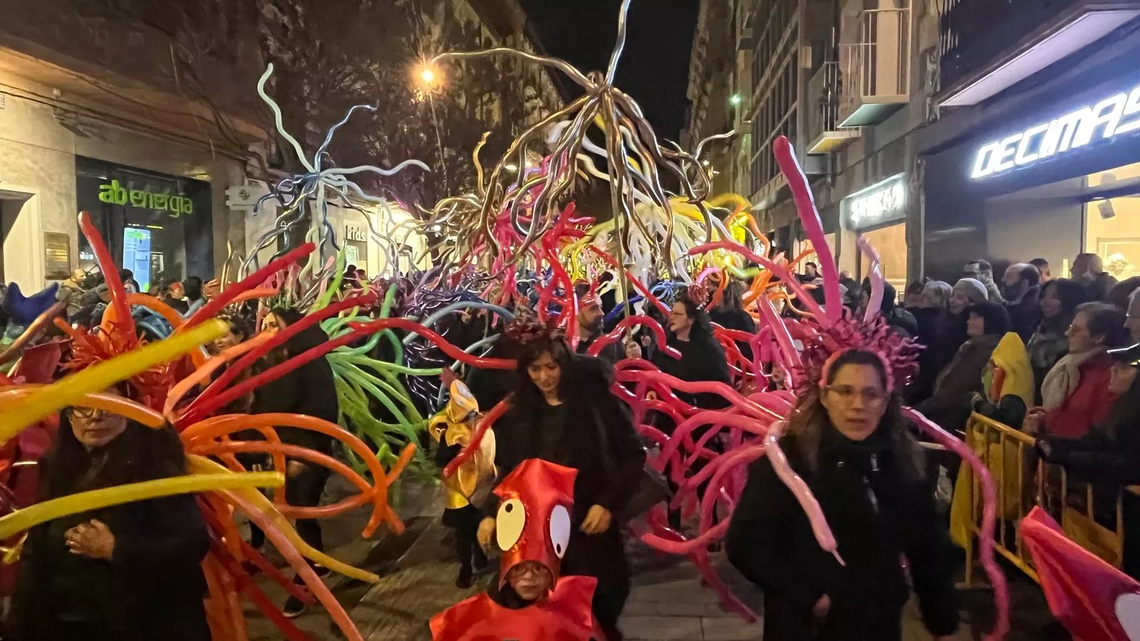 Cabalgata de carnaval 2025 en Huesca. Foto Mercedes Manterola