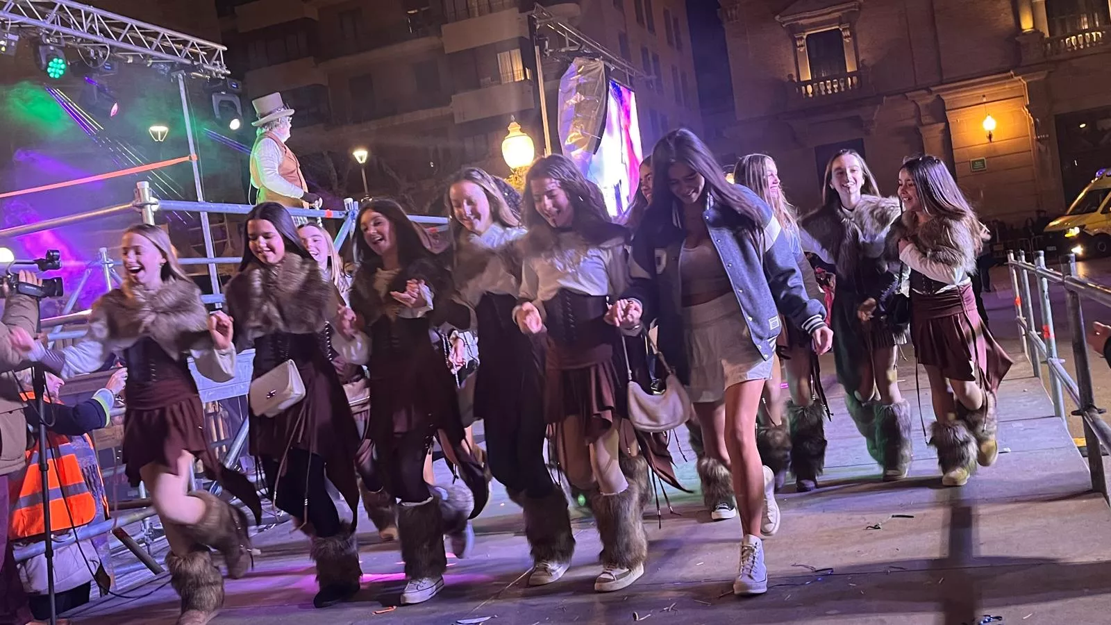 Cabalgata de carnaval 2025 en Huesca. Foto Mercedes Manterola