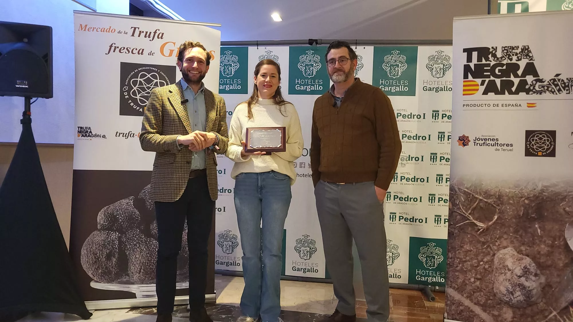Entrega de los premios a las mejores tapas provinciales de Trúfate en Huesca