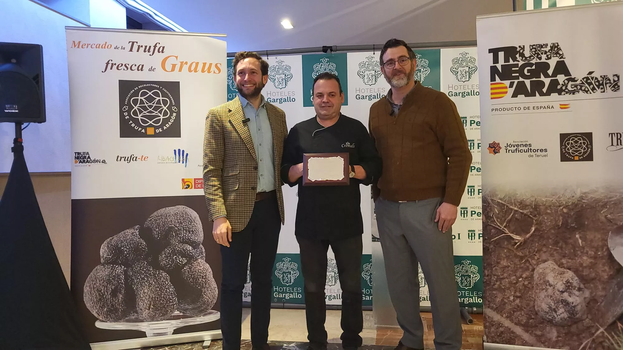 Entrega de los premios a las mejores tapas provinciales de Trúfate en Huesca
