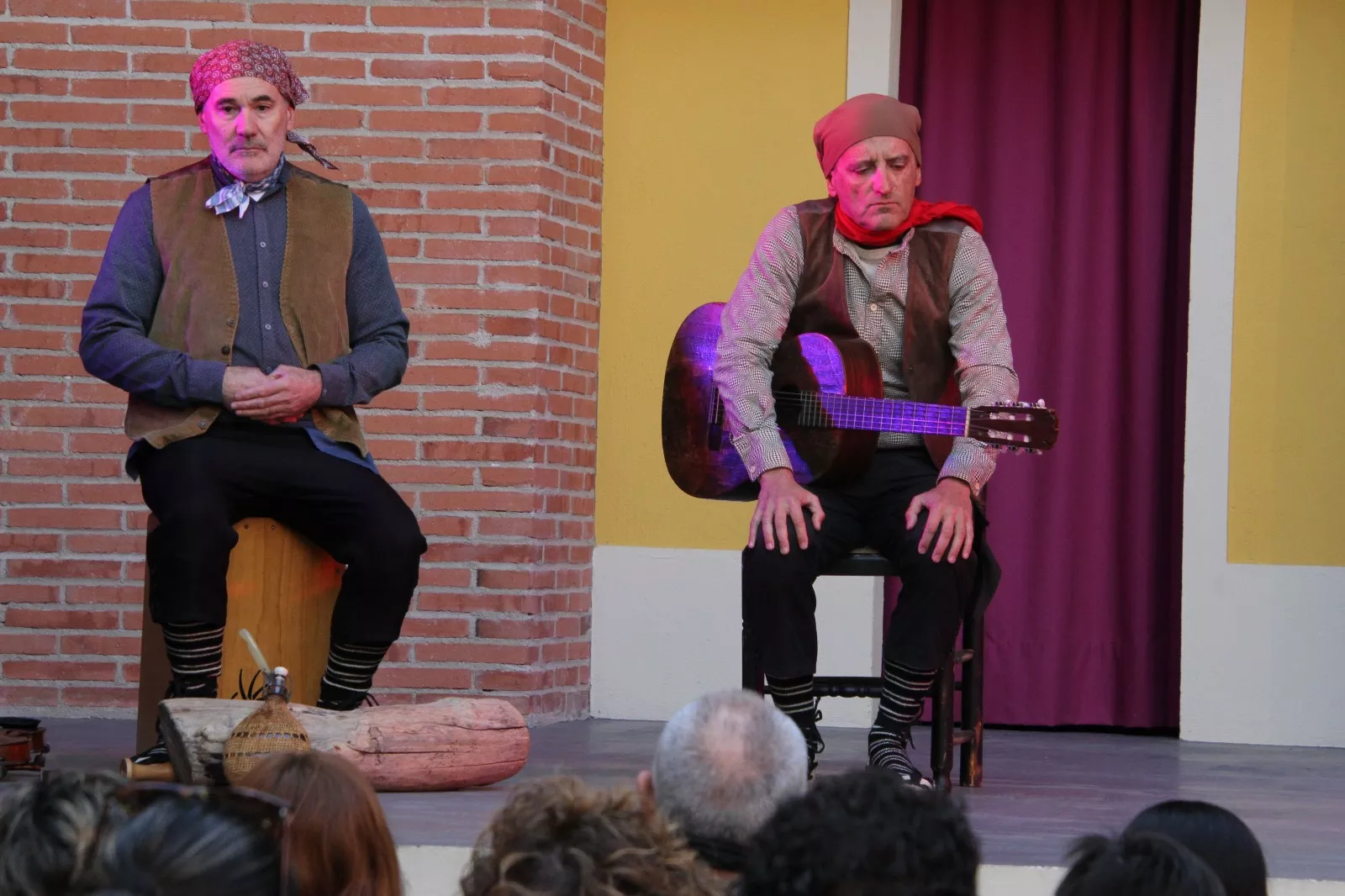 Representación de El bandido Cucaracha en Robres. Foto Carlos Neofato