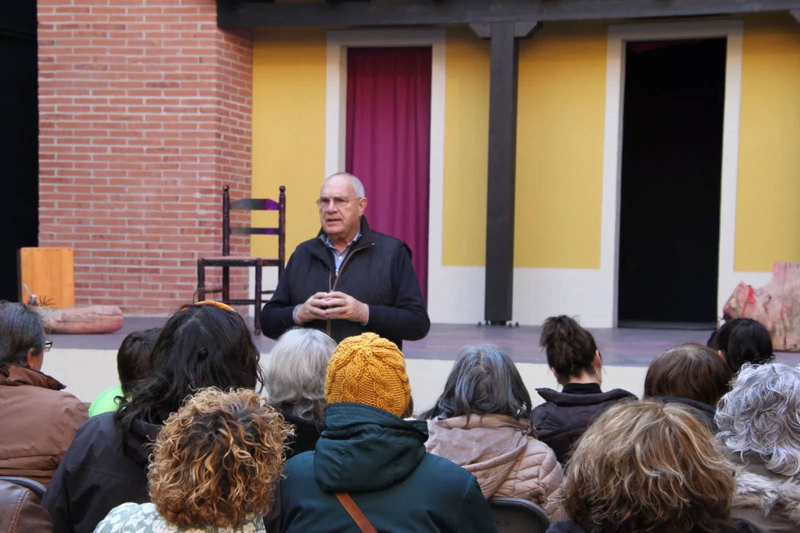 Representación de El bandido Cucaracha en Robres. Foto Carlos Neofato