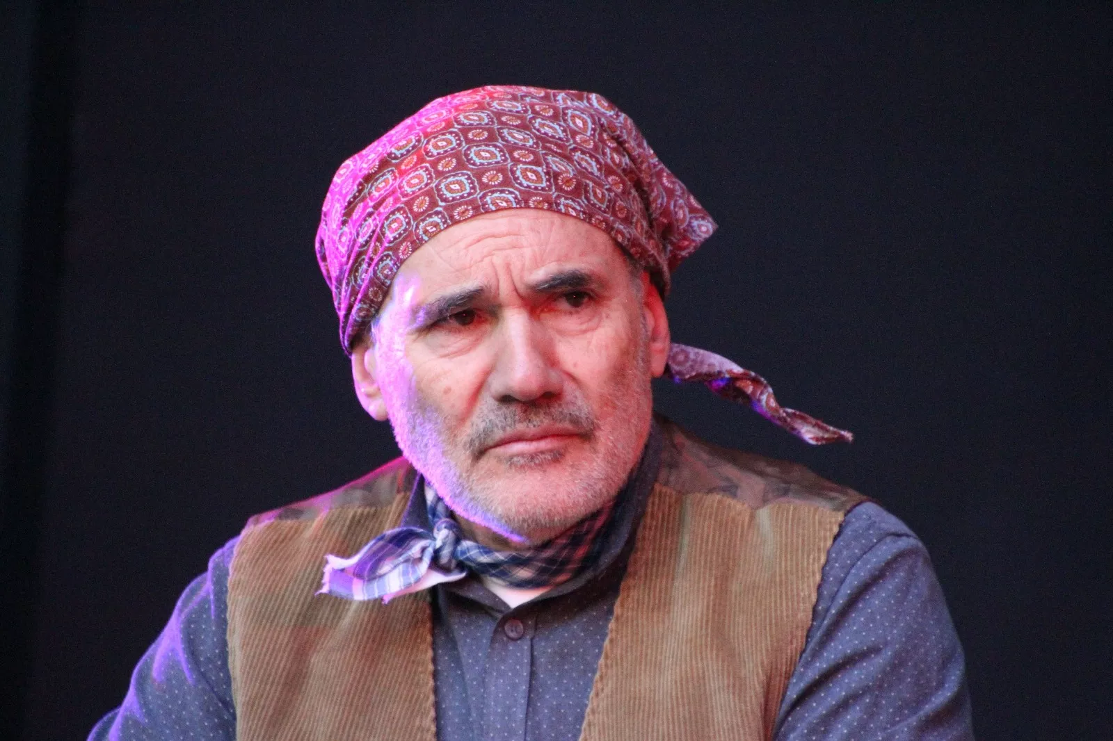 Representación de El bandido Cucaracha en Robres. Foto Carlos Neofato