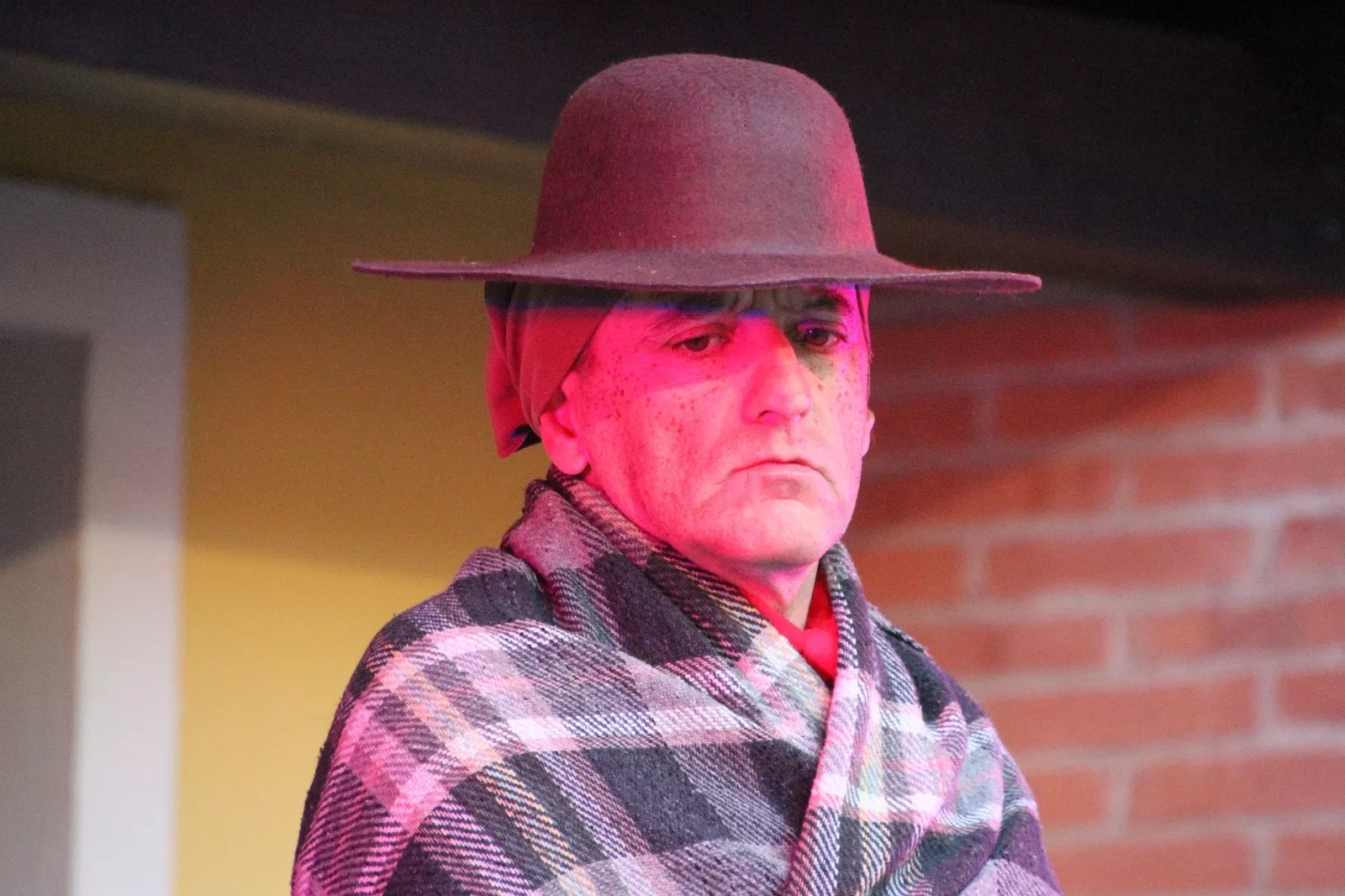 Representación de El bandido Cucaracha en Robres. Foto Carlos Neofato