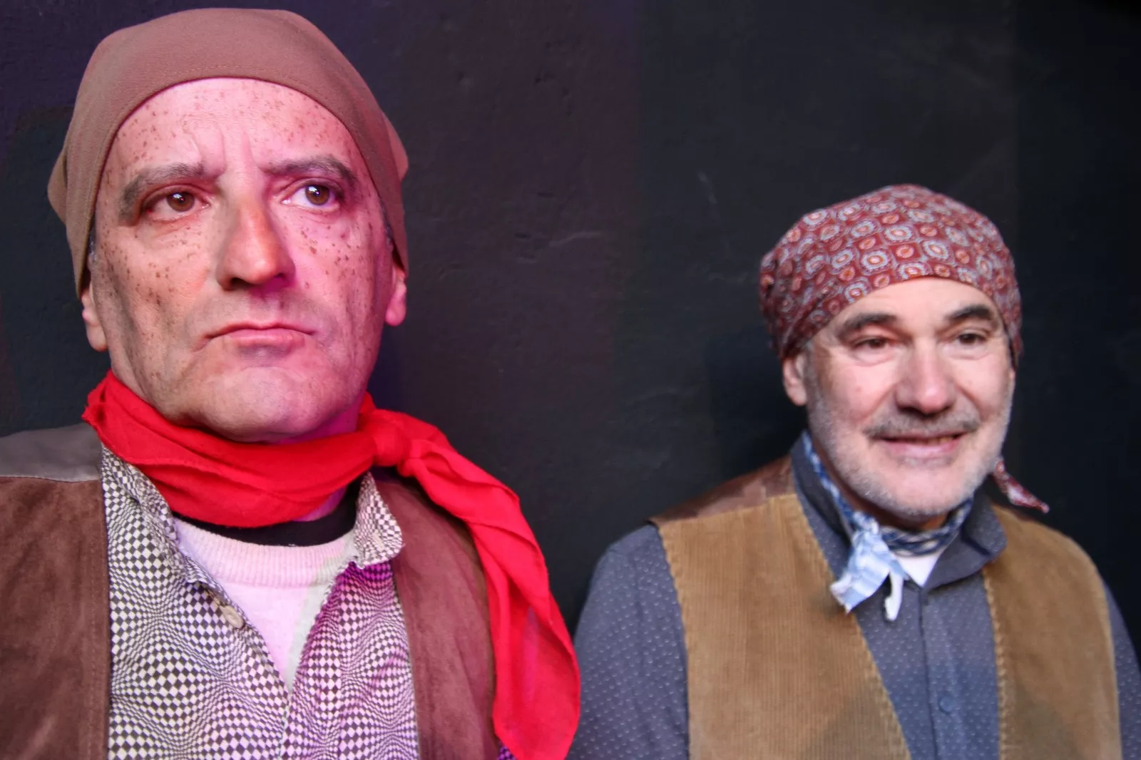 Representación de El bandido Cucaracha en Robres. Foto Carlos Neofato