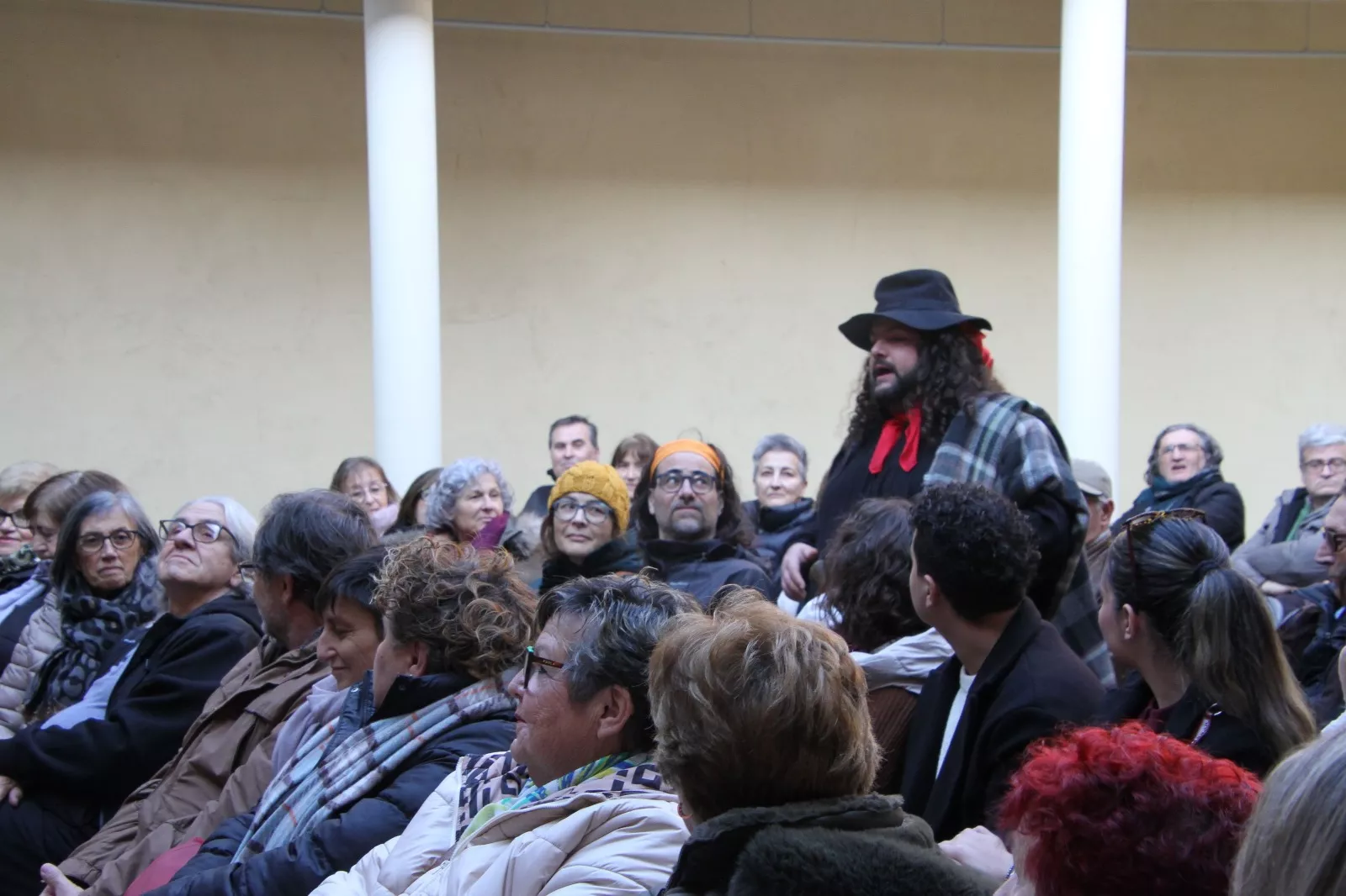 Representación de El bandido Cucaracha en Robres. Foto Carlos Neofato