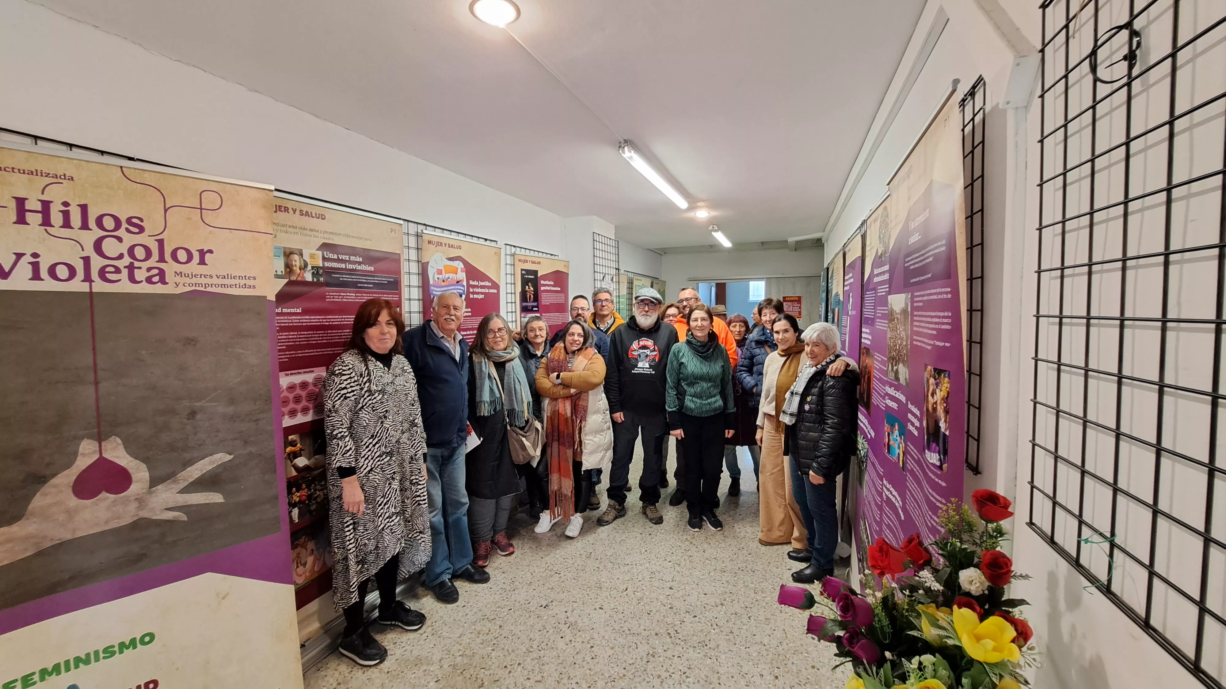 Inauguración de la exposición Mujeres valientes y comprometidas.